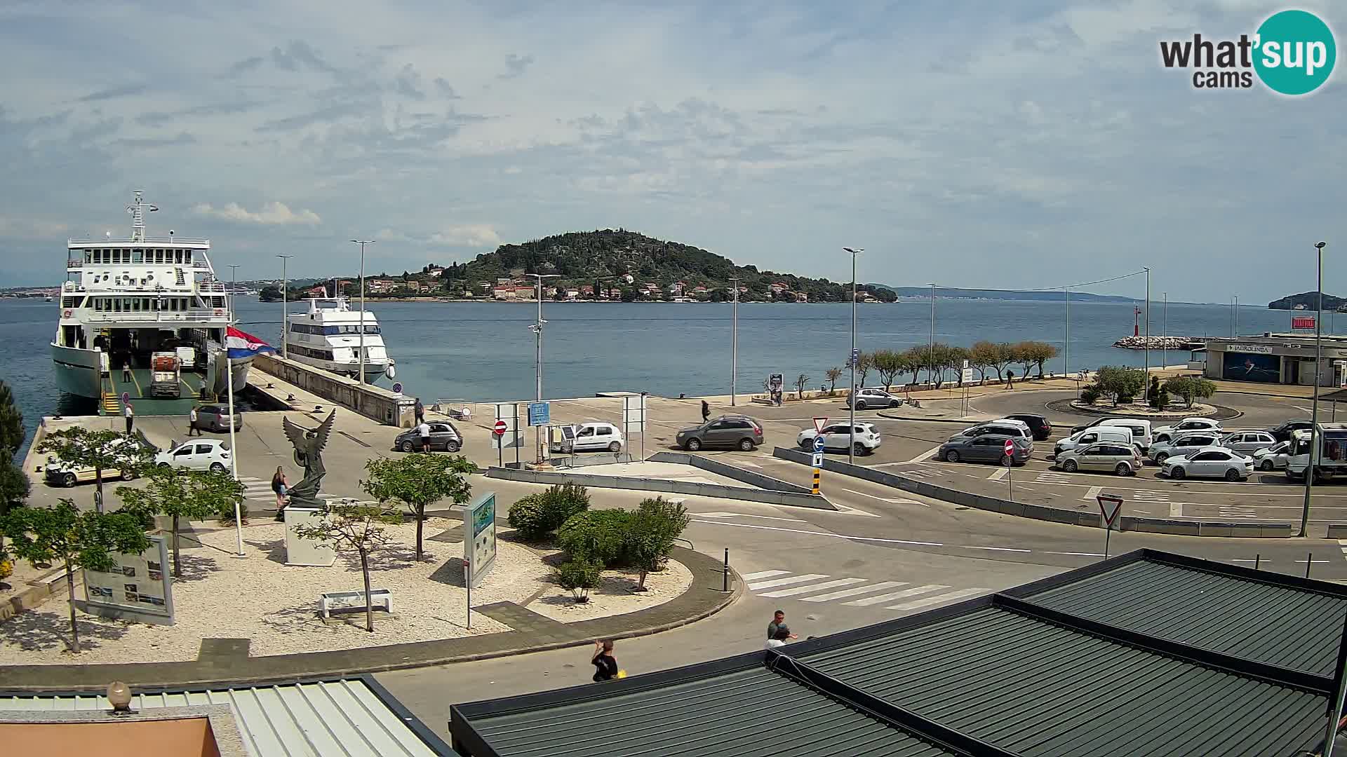 Webcam Ugljan – Preko Ferry to Zadar