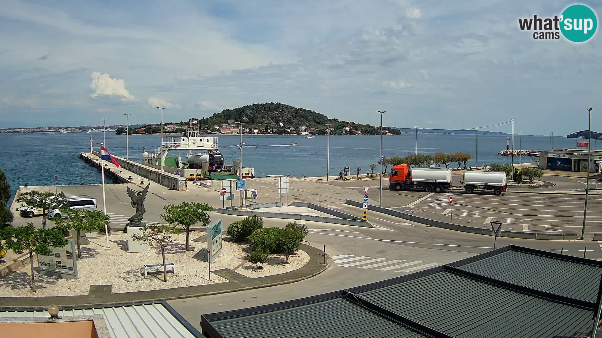 Webcam Ugljan – Preko Ferry to Zadar