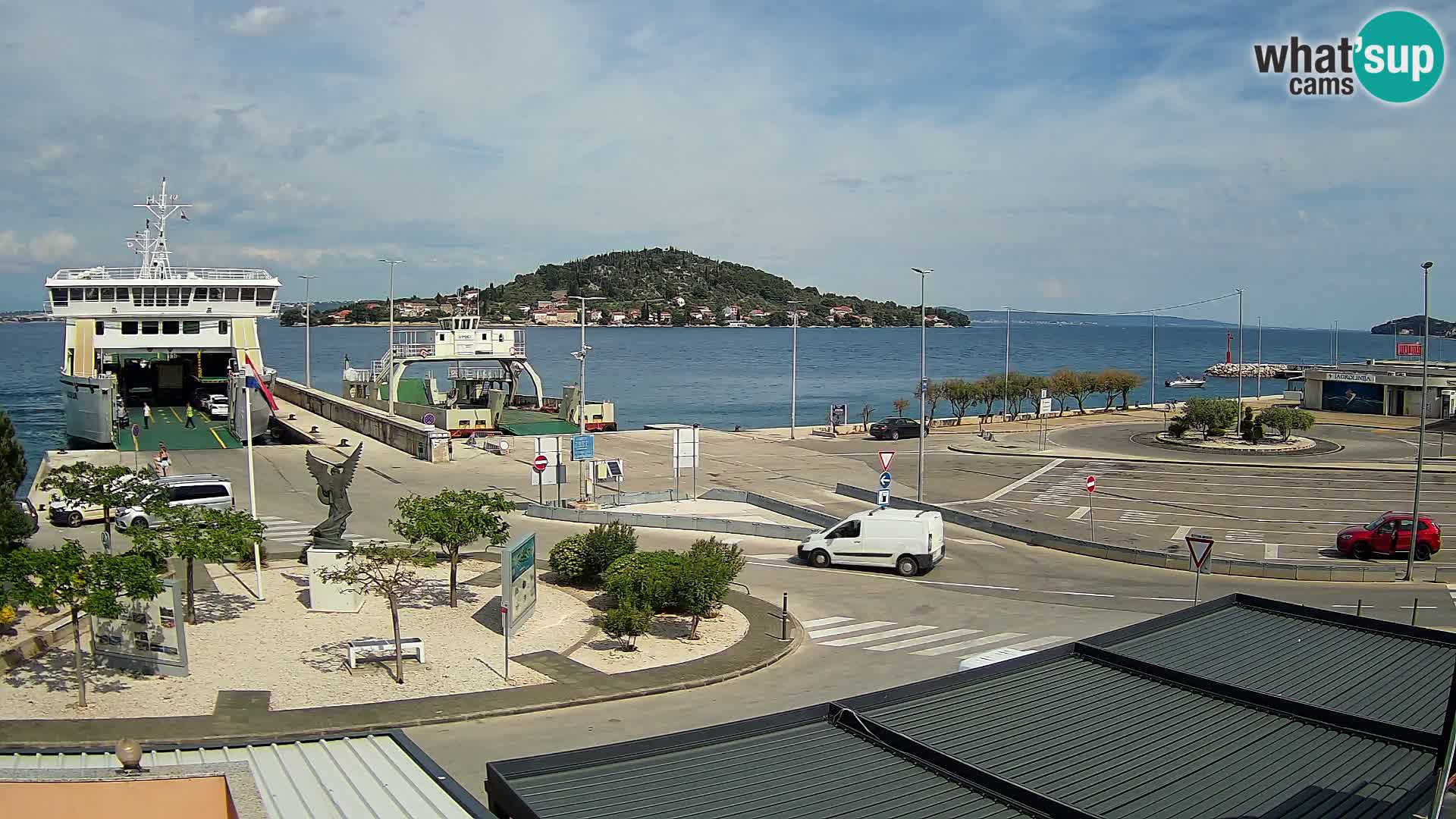 Webcam Ugljan – Preko Ferry to Zadar
