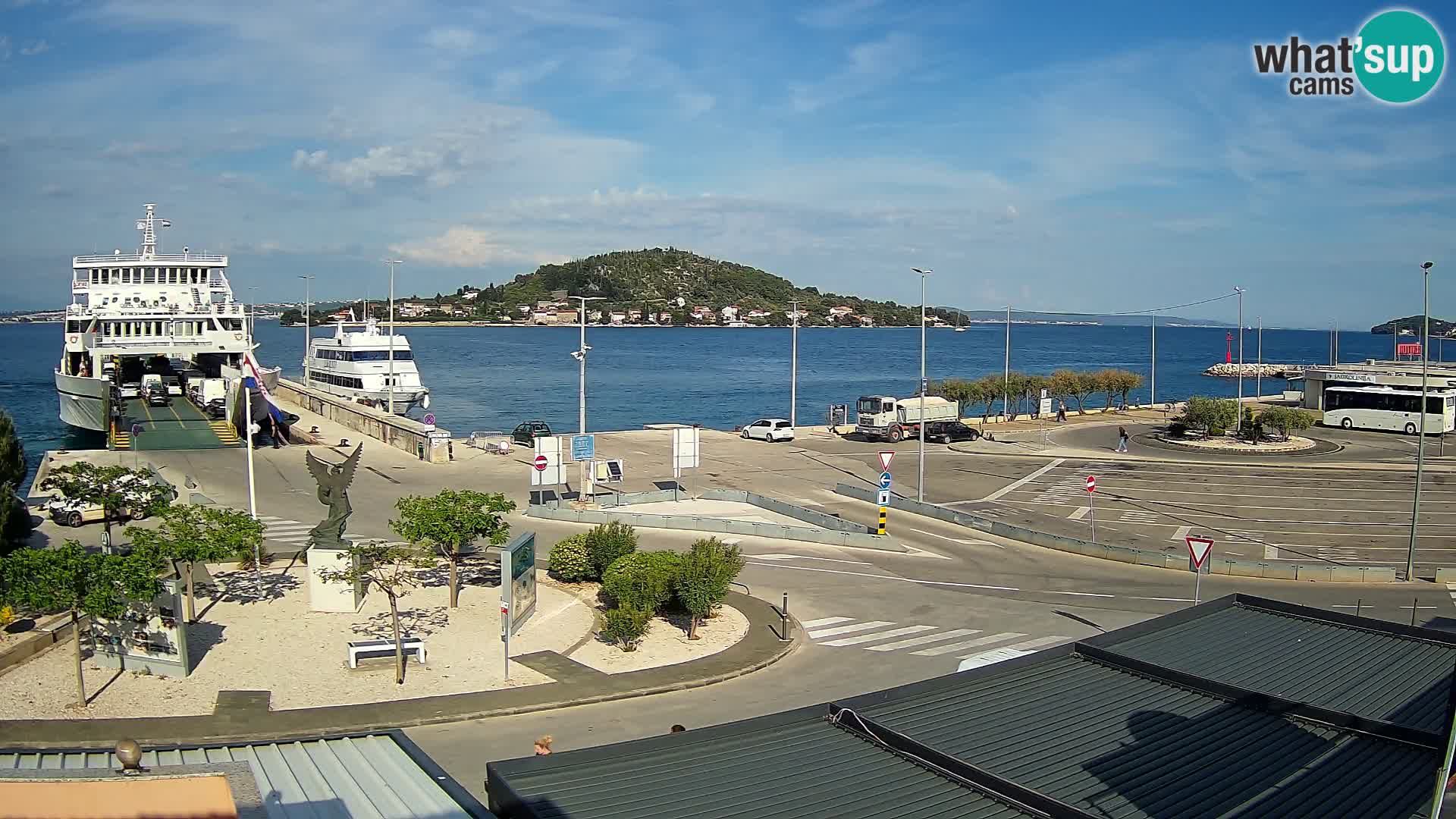 Webcam Ugljan – Preko Ferry to Zadar