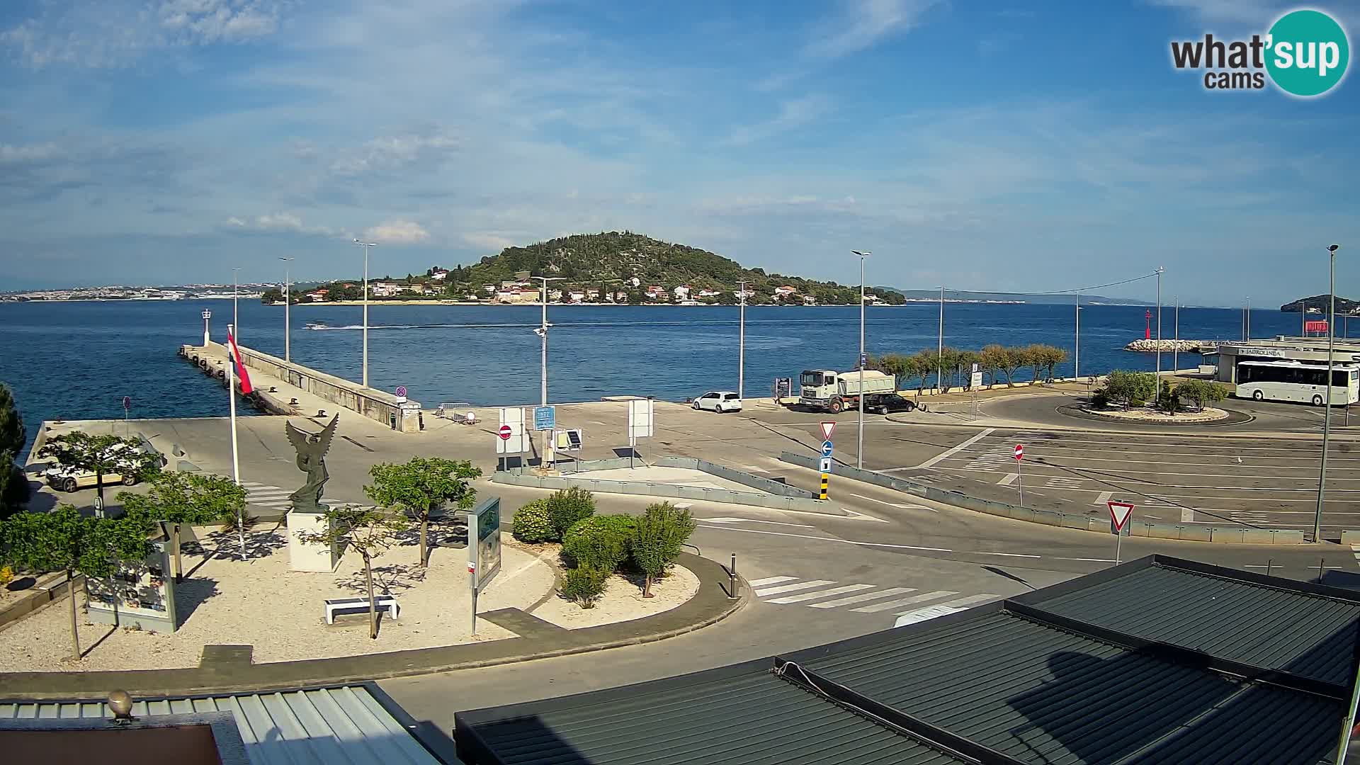 Webcam Ugljan – Preko Ferry to Zadar
