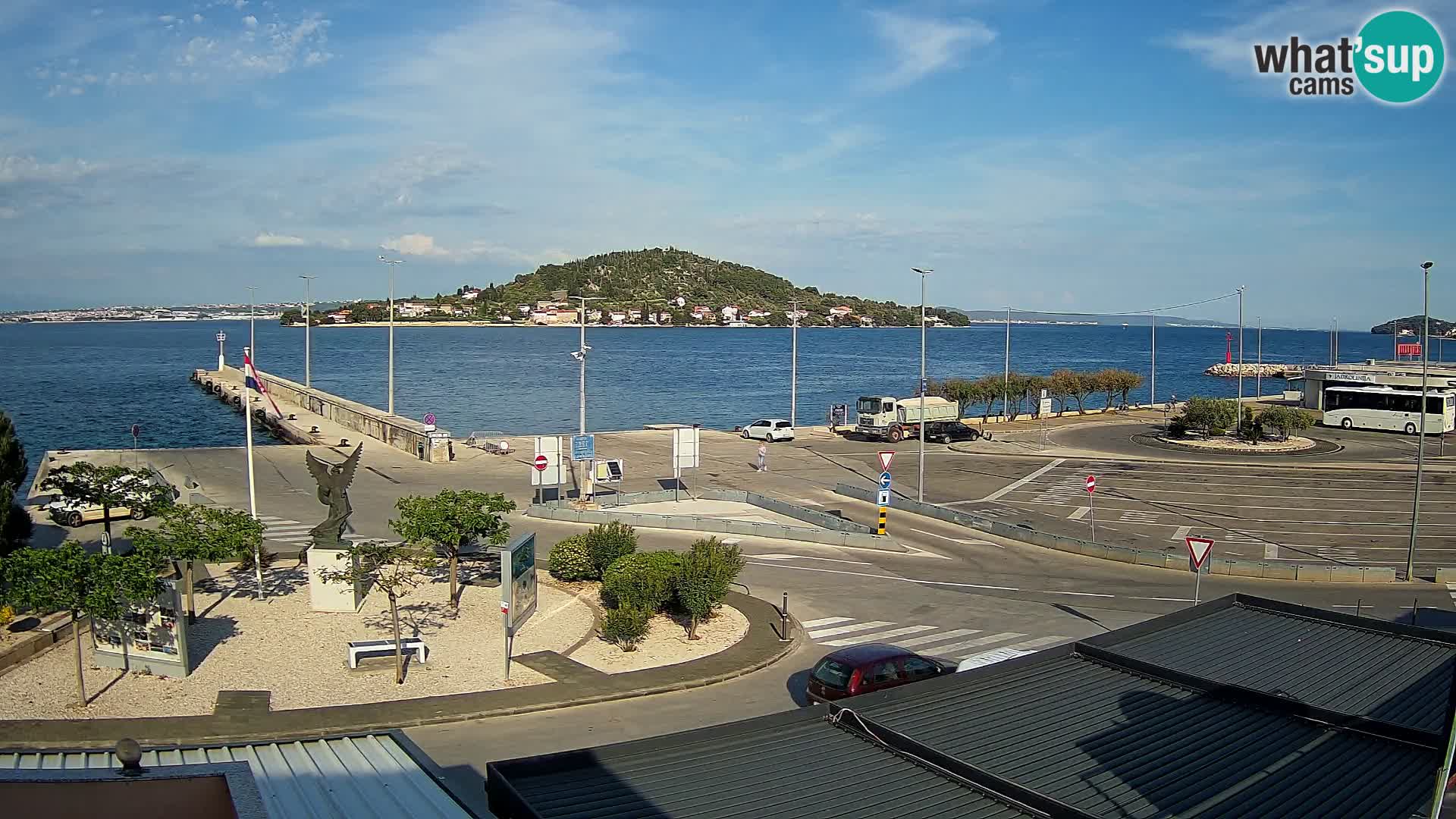 Webcam Ugljan – Preko Ferry to Zadar
