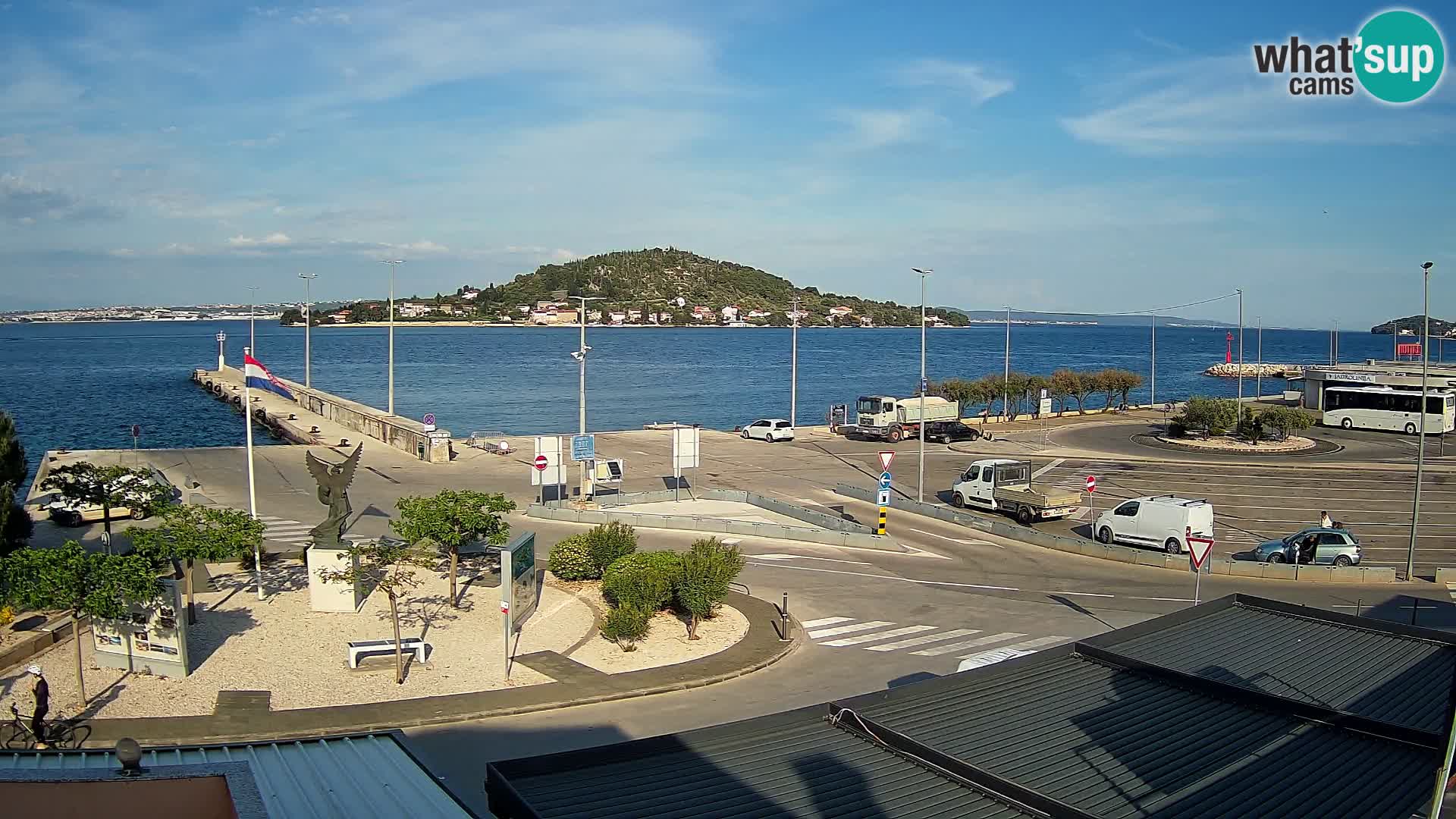 Webcam Ugljan – Preko Ferry to Zadar