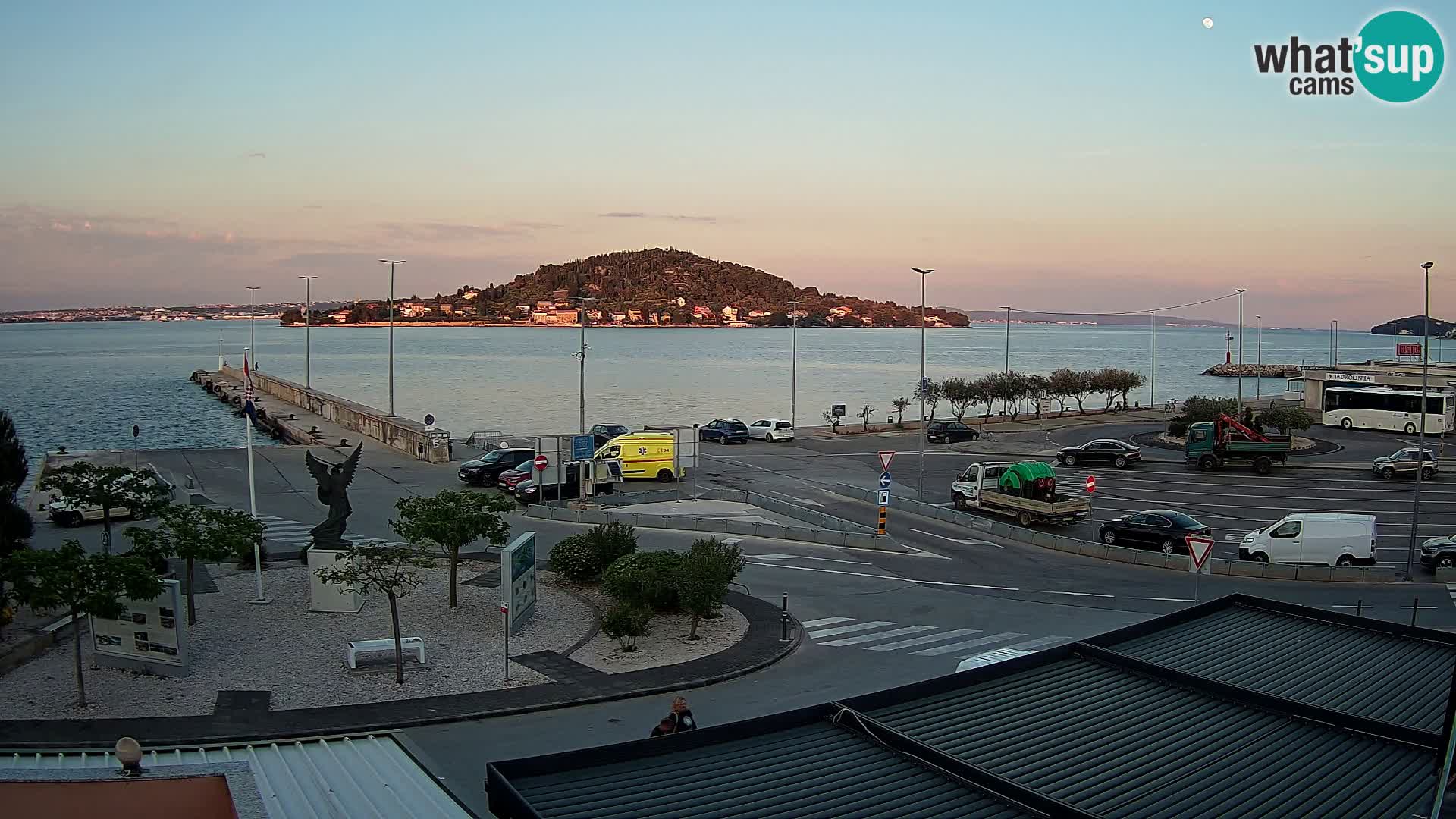 Webcam Ugljan – Preko Ferry to Zadar