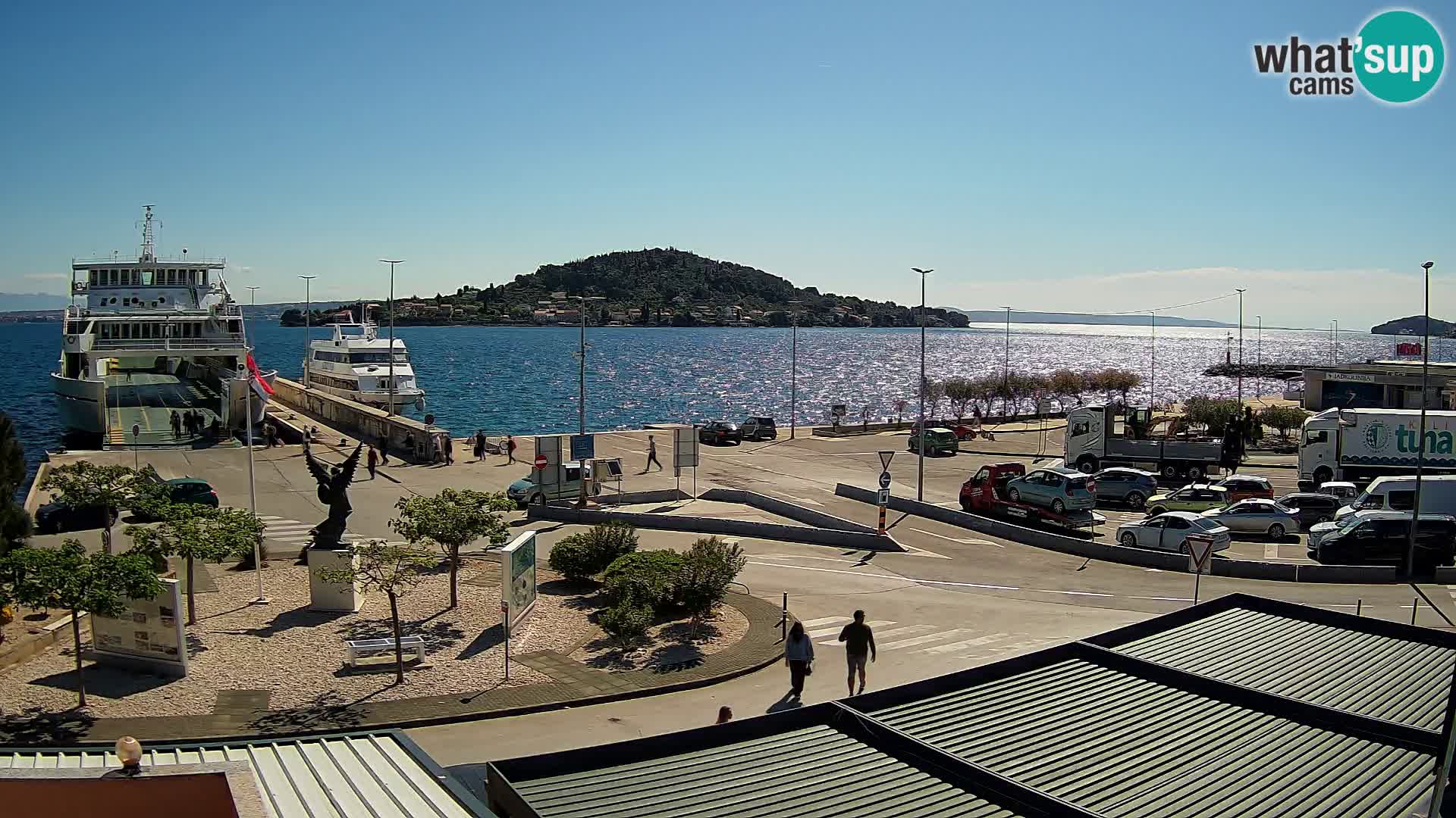 Webcam Ugljan – Preko Ferry to Zadar