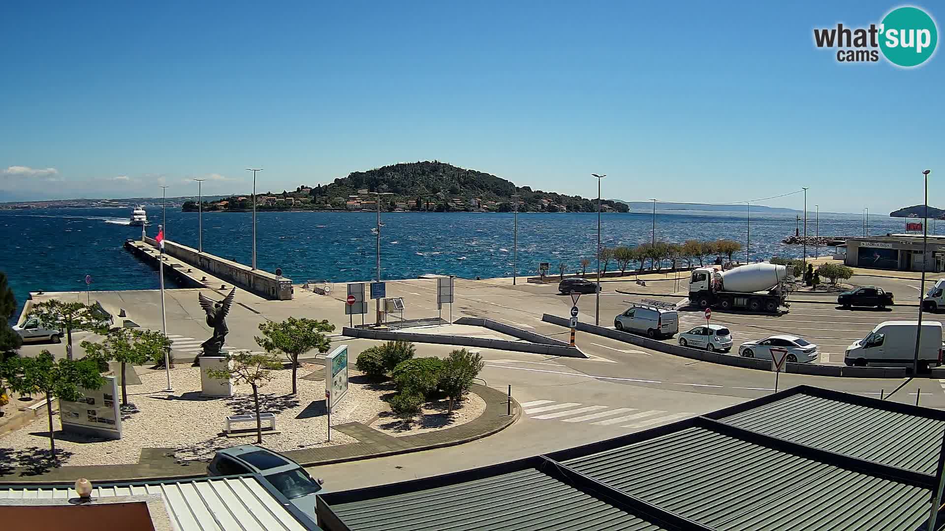 Webcam Ugljan – Preko Ferry to Zadar