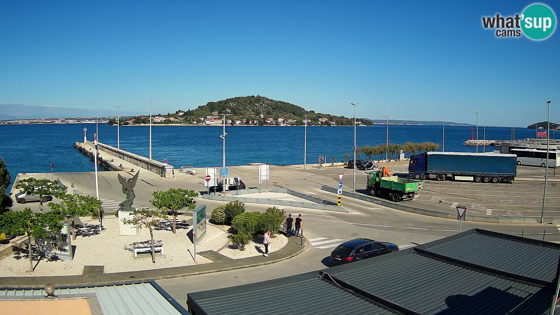 Spletna kamera Ugljan – trajekt Preko – Zadar