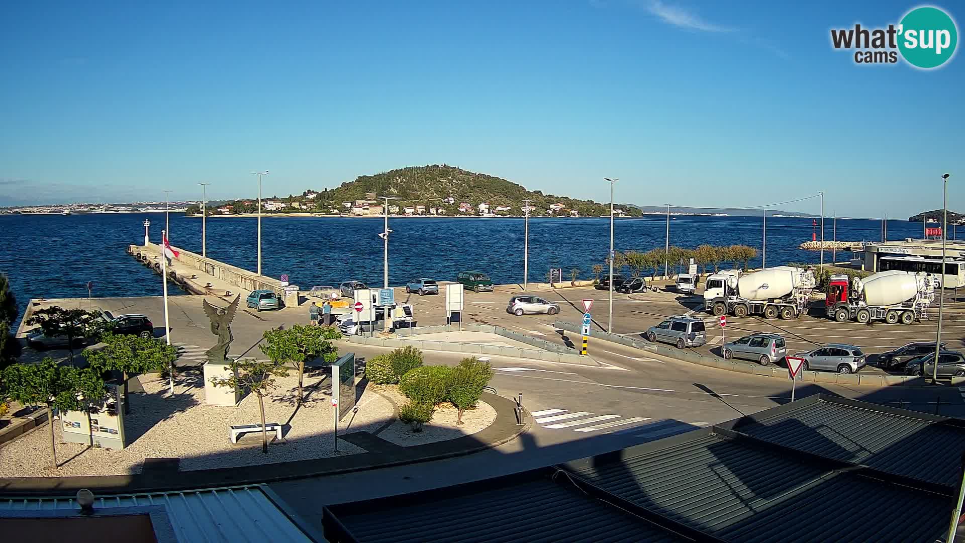 Spletna kamera Ugljan – trajekt Preko – Zadar