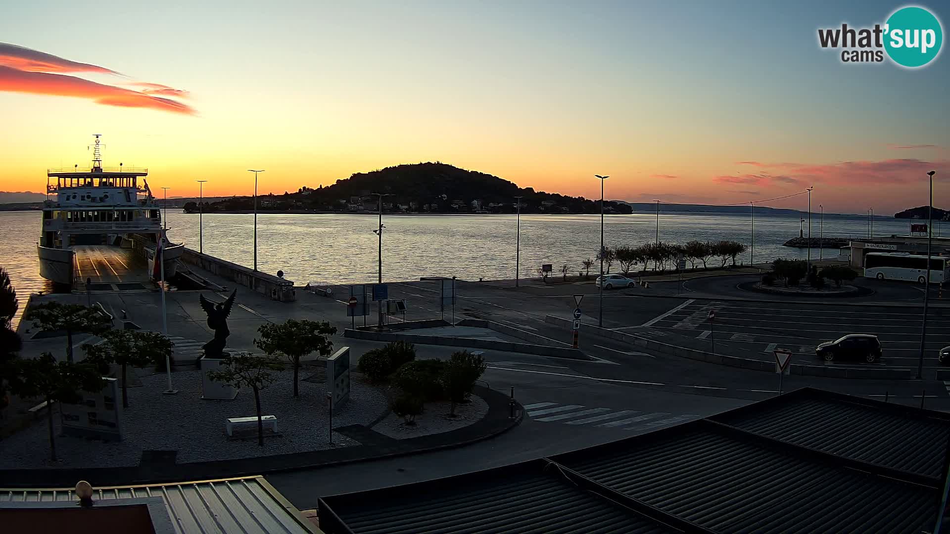 Webcam Ugliano – terminal traghetto da Preko a Zara