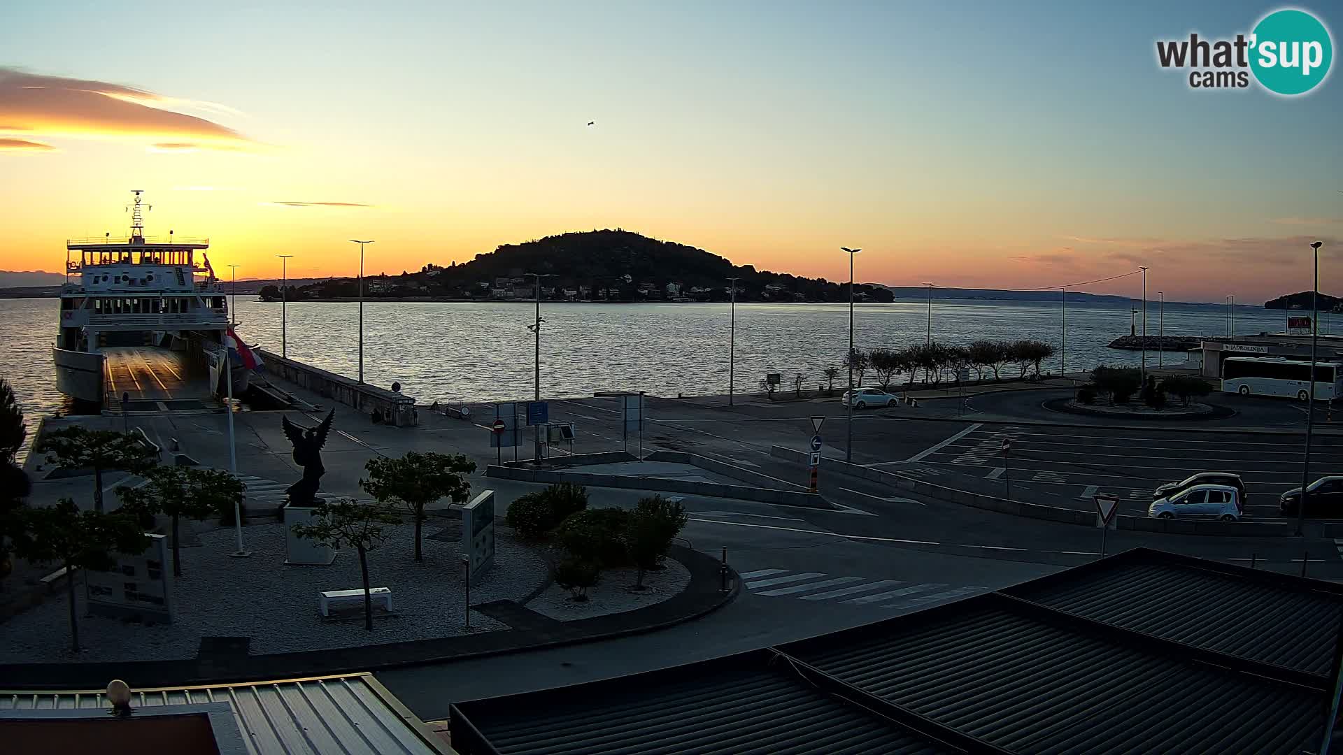 Spletna kamera Ugljan – trajekt Preko – Zadar