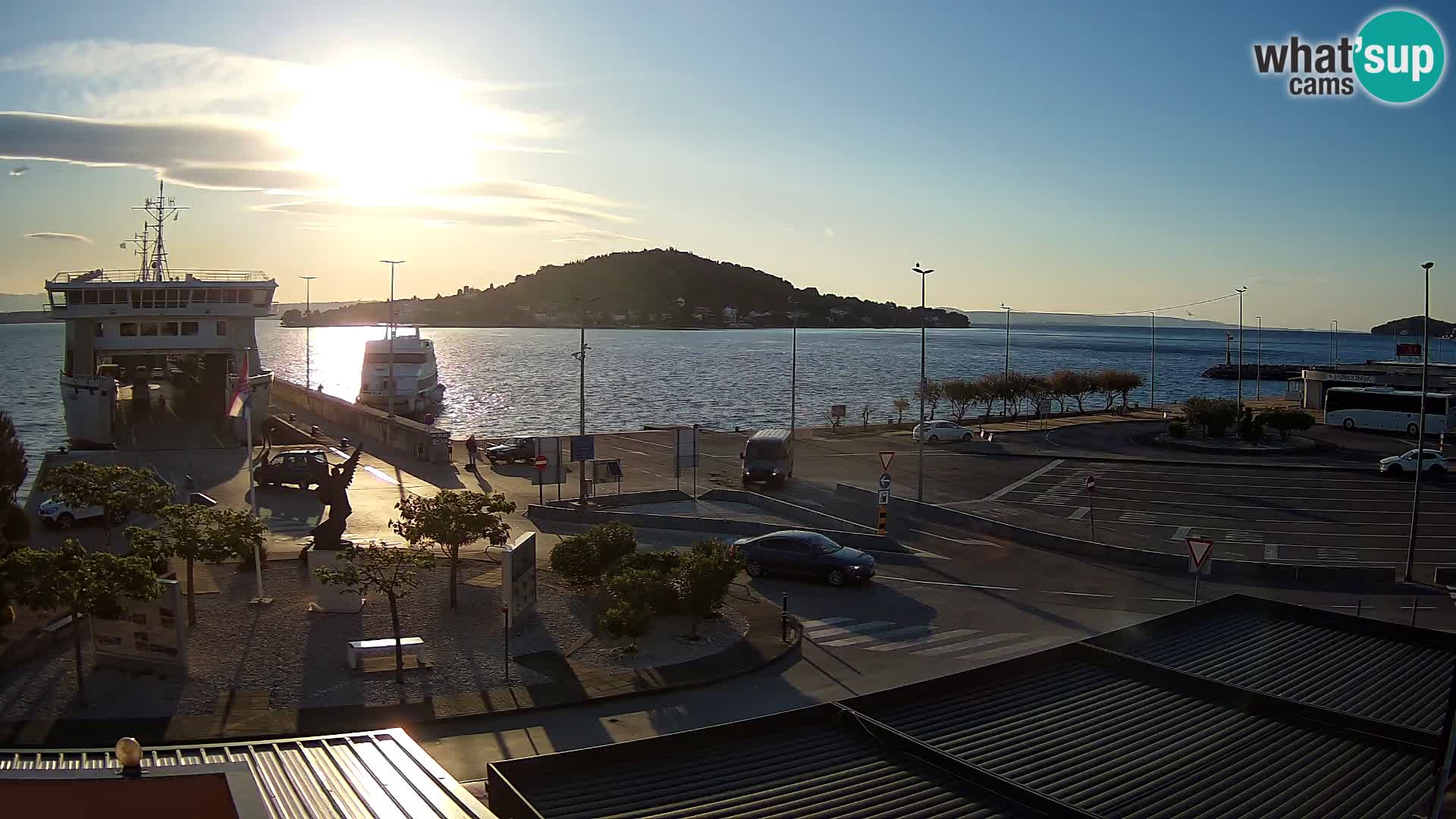 Spletna kamera Ugljan – trajekt Preko – Zadar