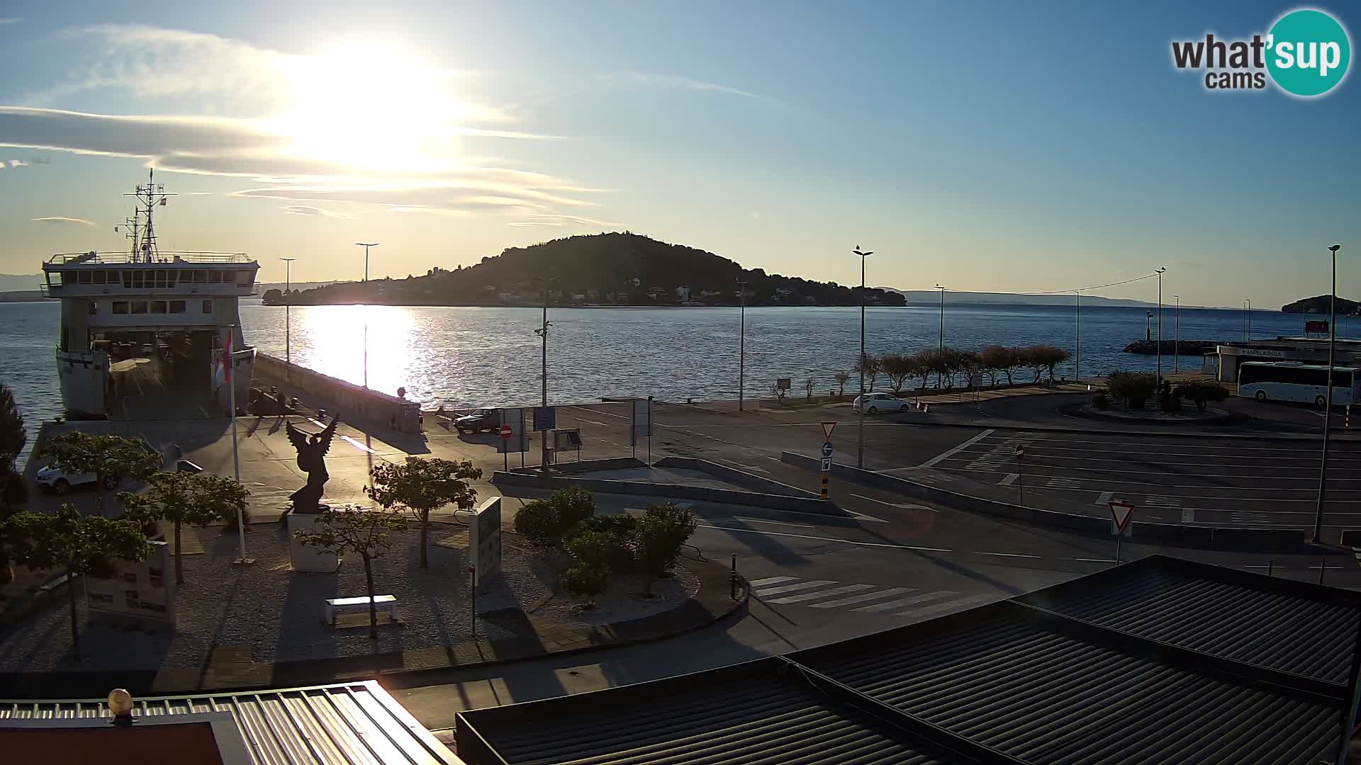 Spletna kamera Ugljan – trajekt Preko – Zadar