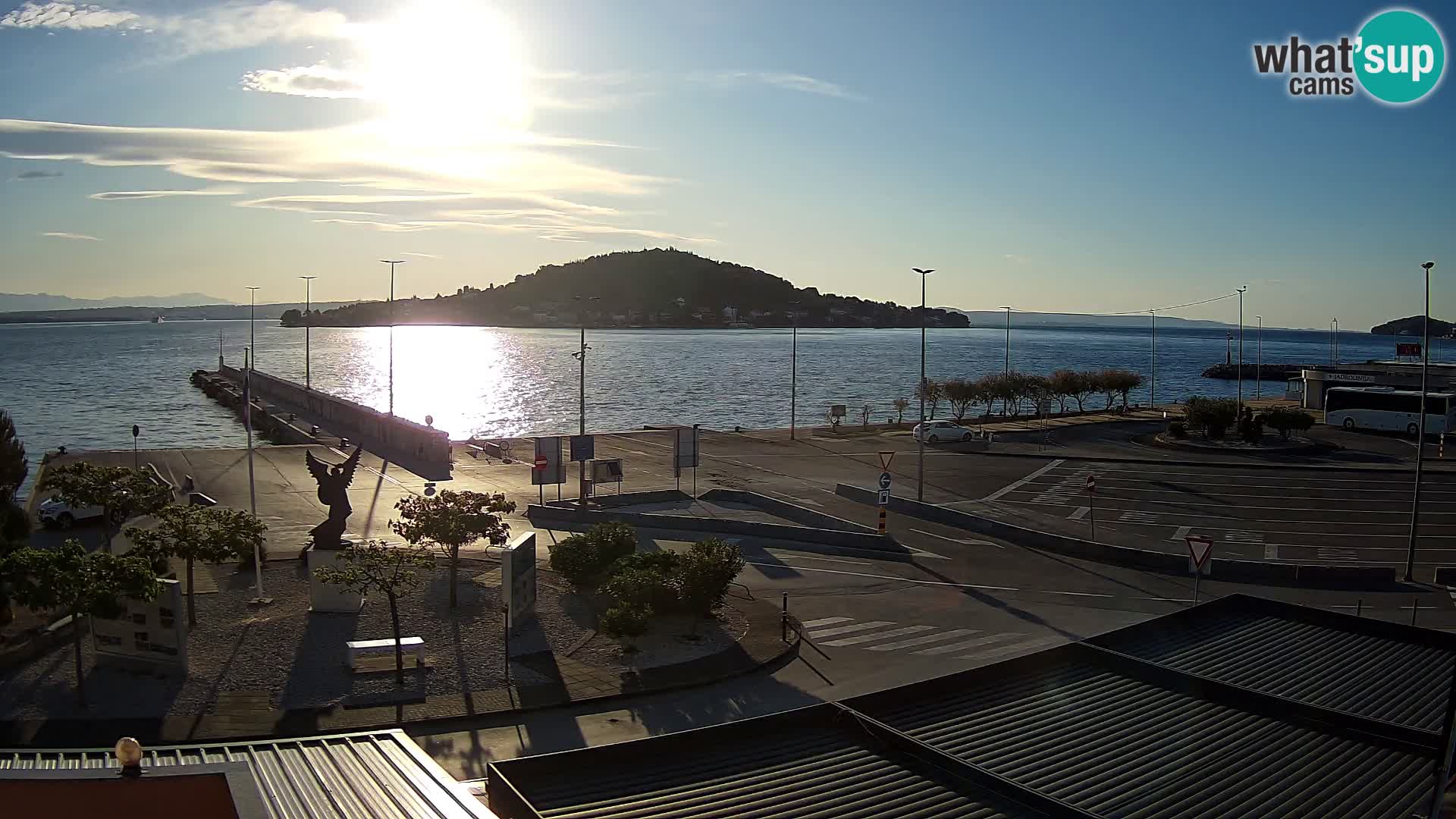 Spletna kamera Ugljan – trajekt Preko – Zadar