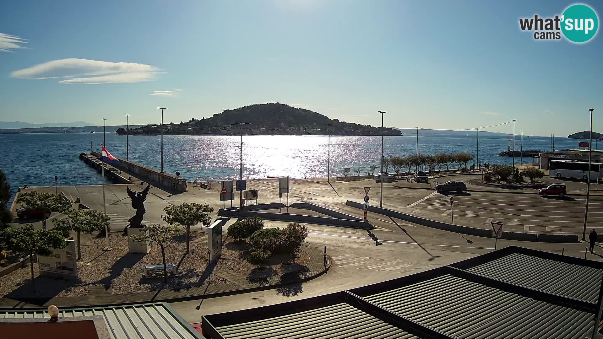 Webcam Ugljan – Preko Ferry to Zadar