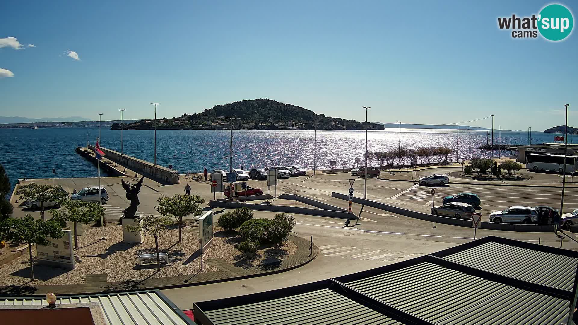Spletna kamera Ugljan – trajekt Preko – Zadar