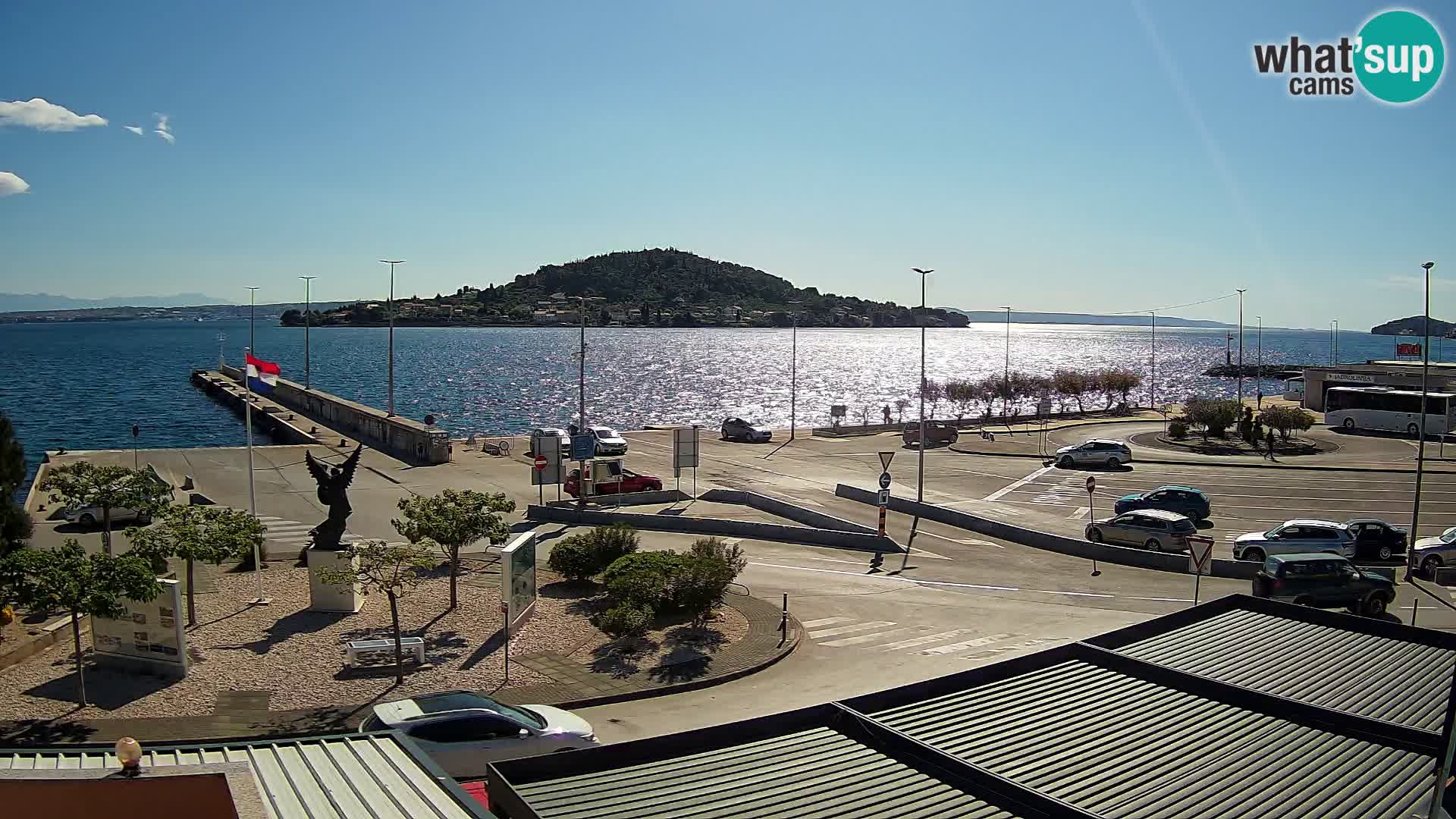 Spletna kamera Ugljan – trajekt Preko – Zadar