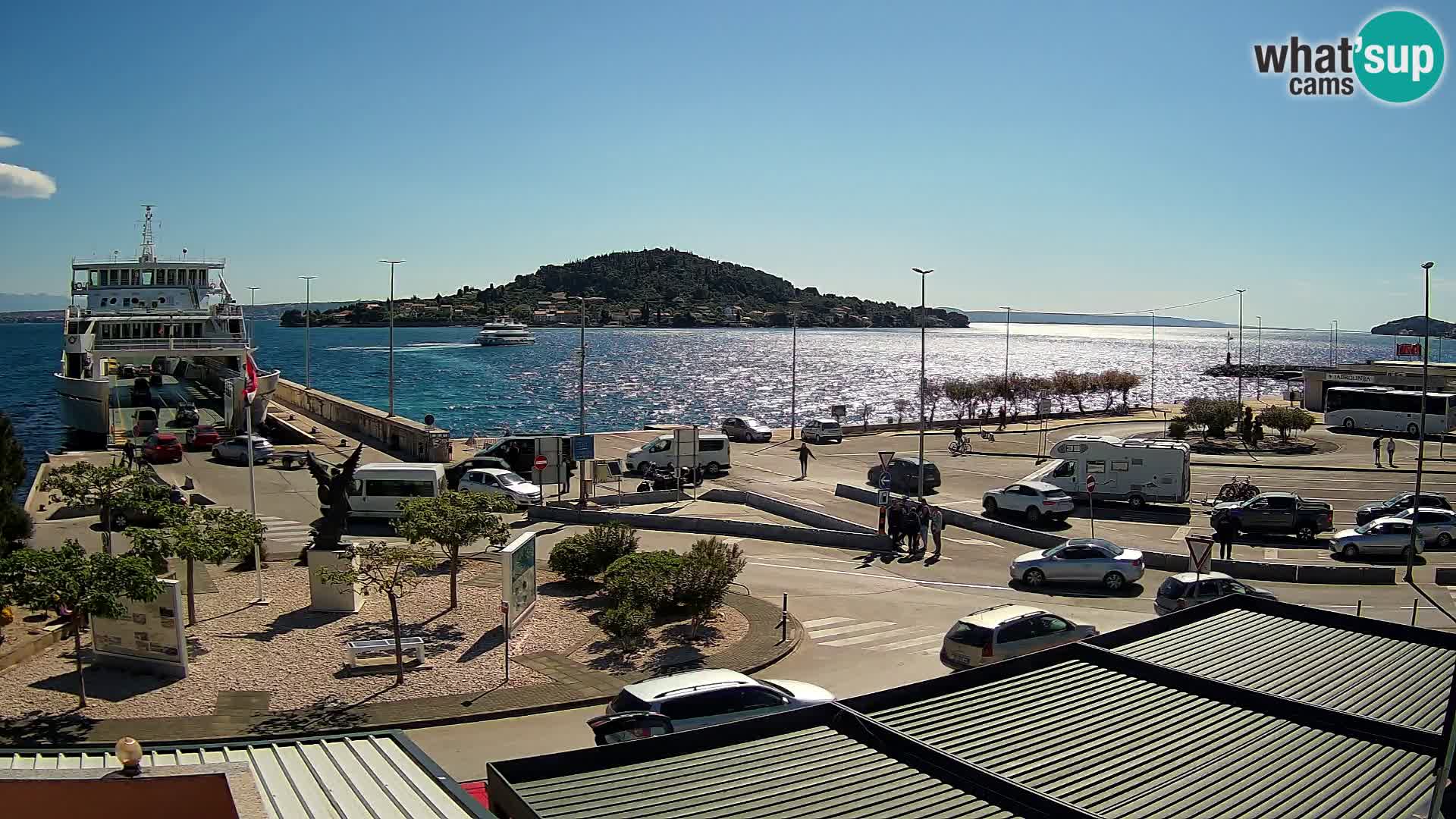 Webcam Ugliano – terminal traghetto da Preko a Zara