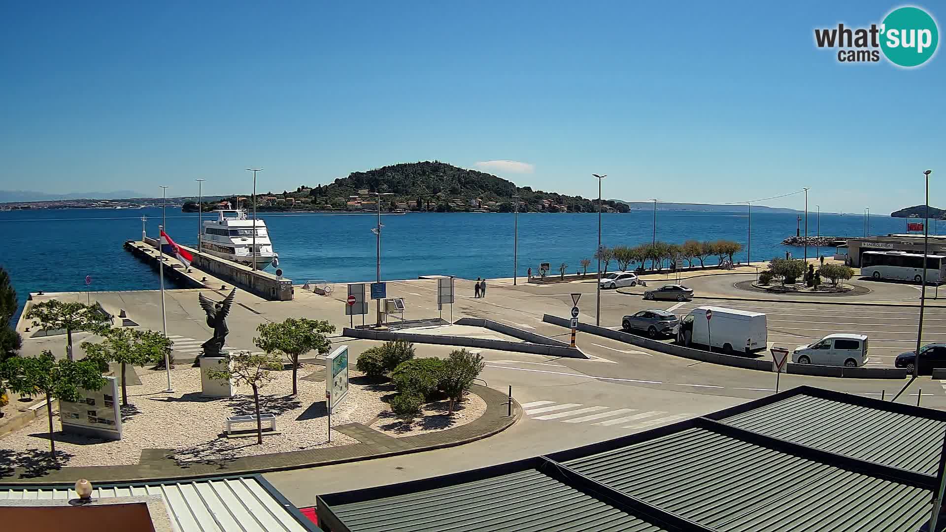 Webcam Ugljan – Preko Ferry to Zadar
