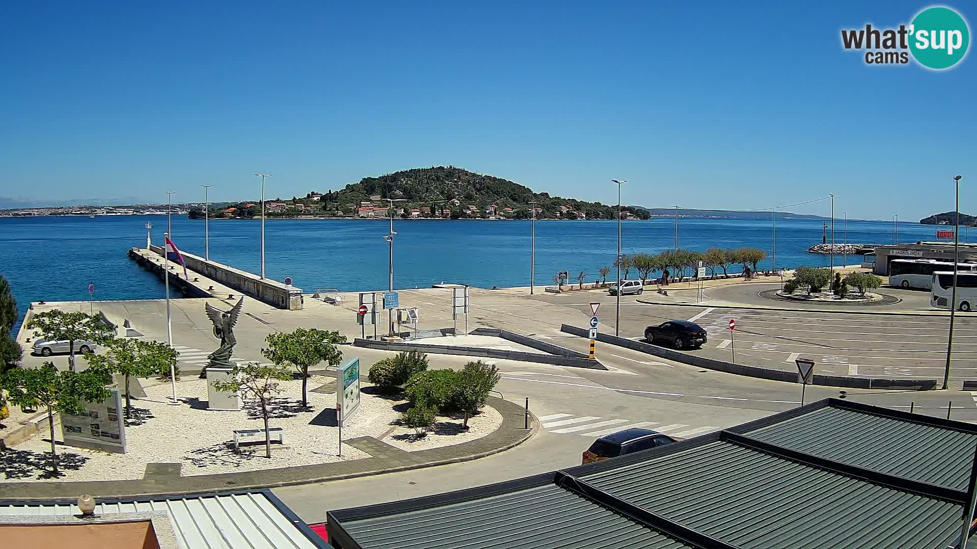 Web kamera Ugljan – Preko trajekt za Zadar
