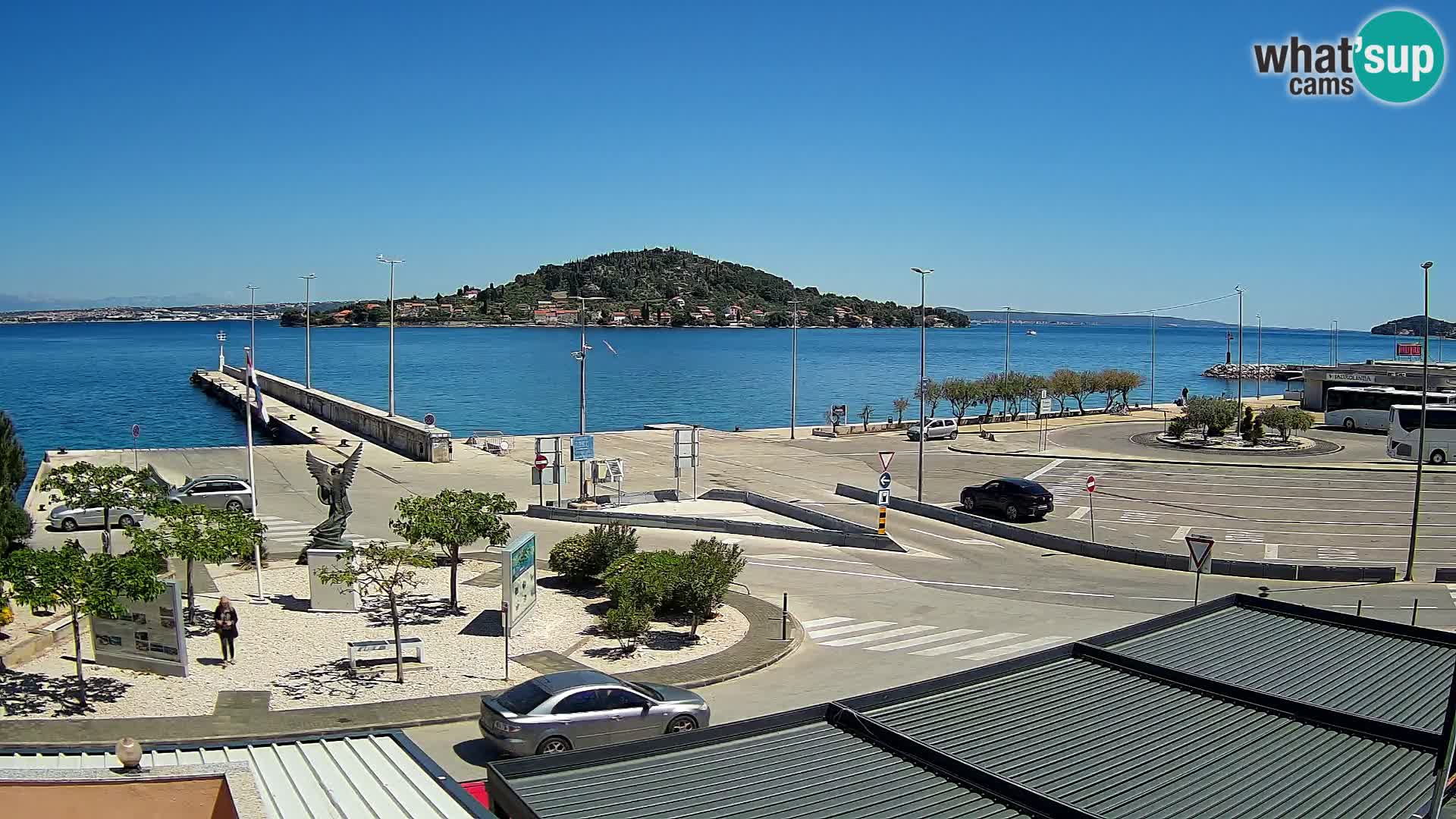 Web kamera Ugljan – Preko trajekt za Zadar