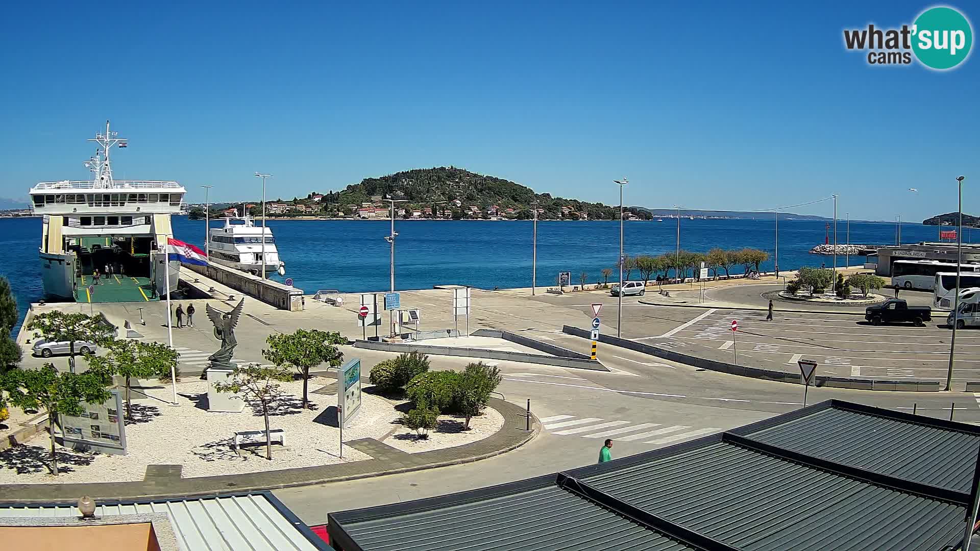 Webcam Ugljan – Preko Ferry to Zadar