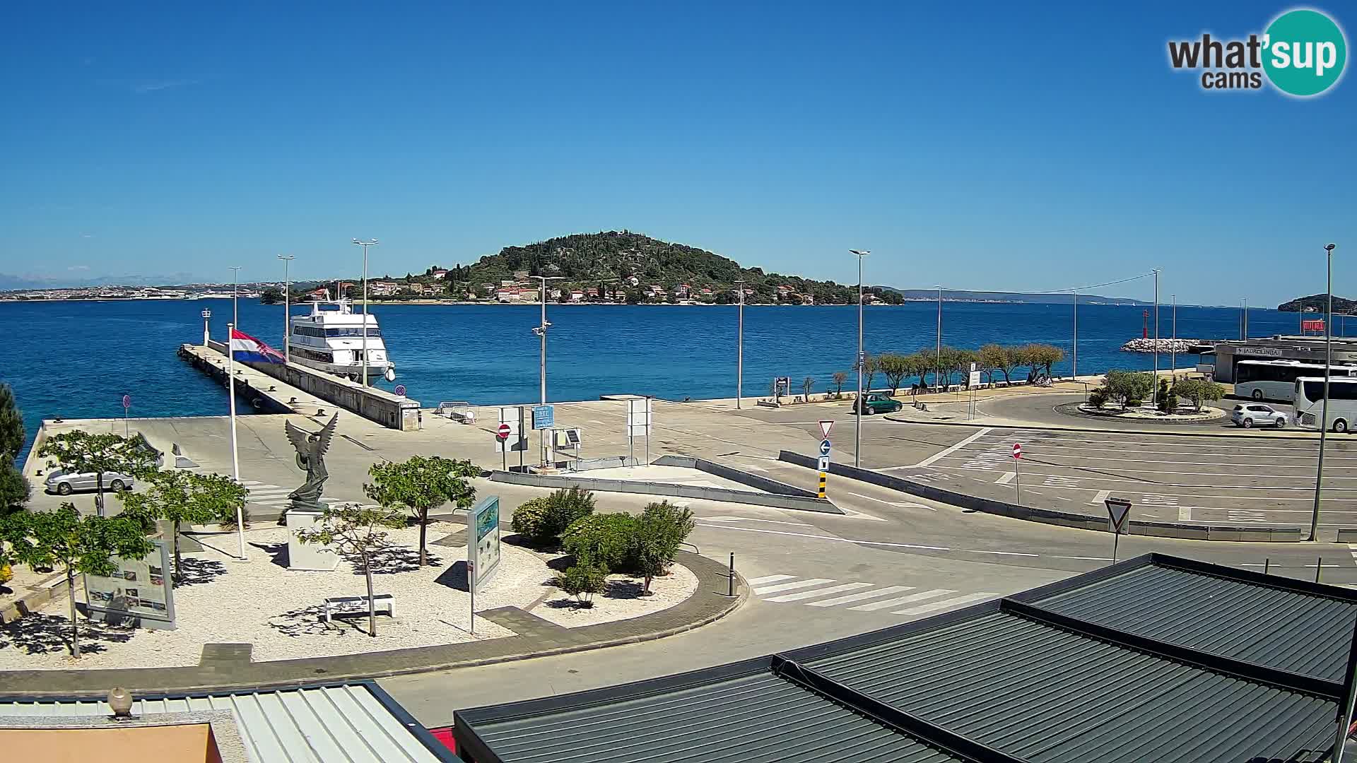 Webcam Ugljan – Preko Ferry to Zadar