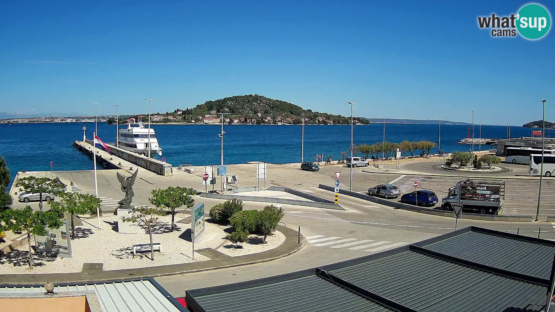 Spletna kamera Ugljan – trajekt Preko – Zadar