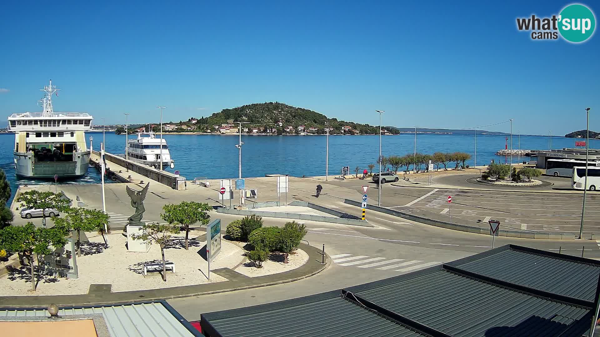 Webcam Ugljan – Preko Ferry to Zadar