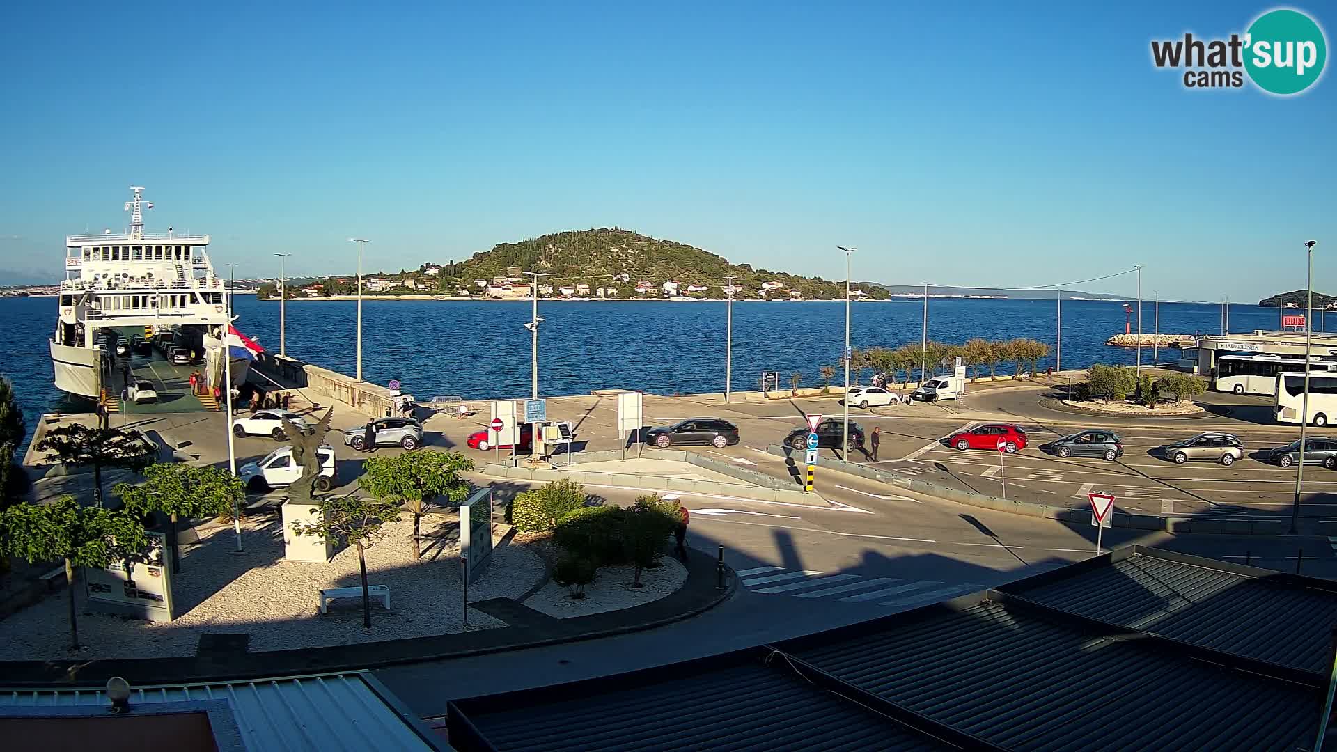 Webcam Ugliano – terminal traghetto da Preko a Zara