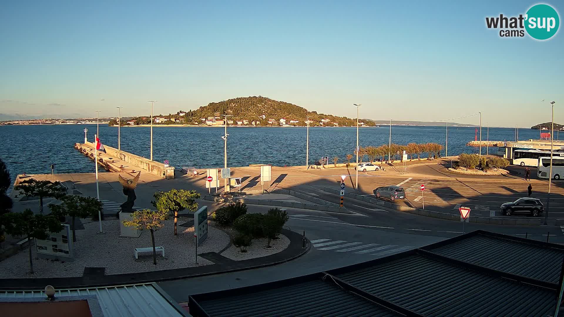 Webcam Ugliano – terminal traghetto da Preko a Zara
