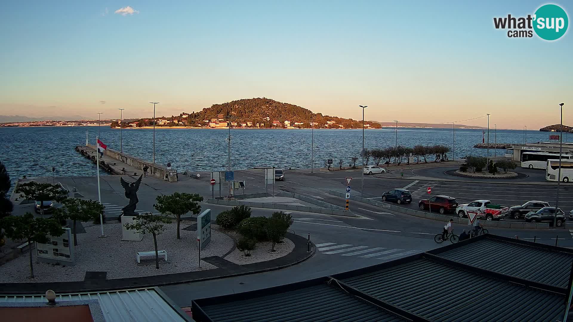 Webcam Ugliano – terminal traghetto da Preko a Zara