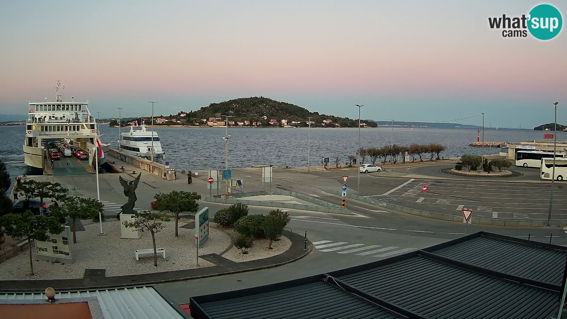 Webcam Ugljan – Preko Ferry to Zadar