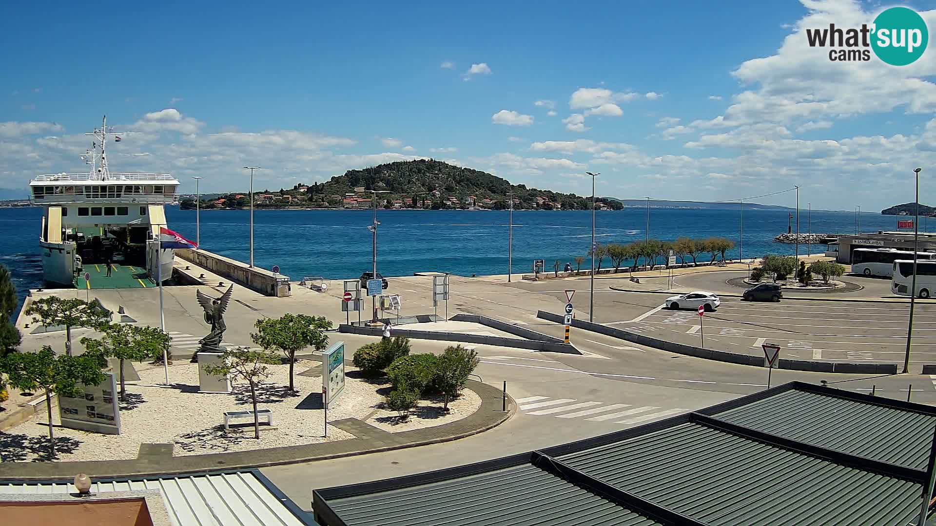 Spletna kamera Ugljan – trajekt Preko – Zadar
