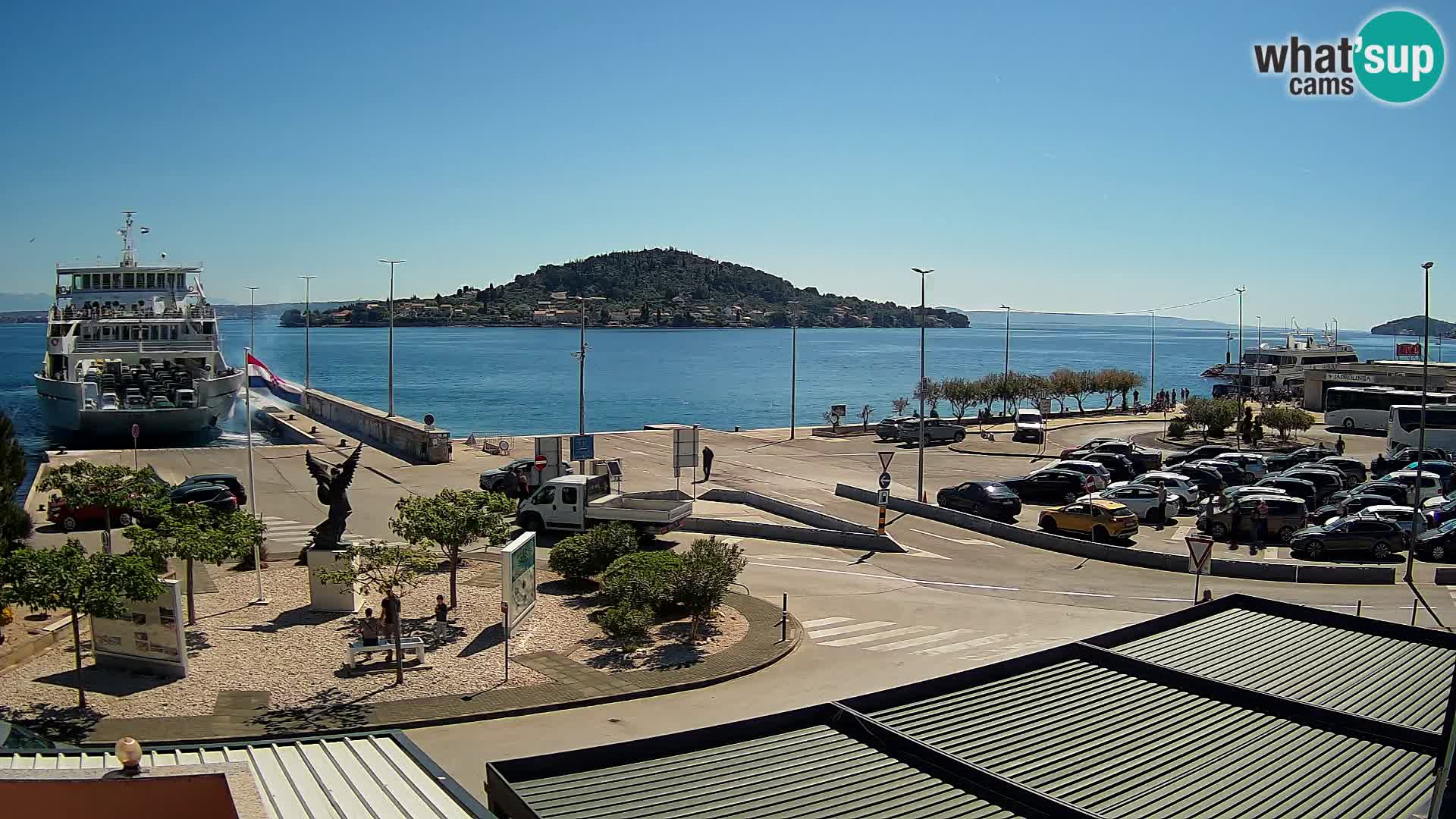 Webcam Ugliano – terminal traghetto da Preko a Zara