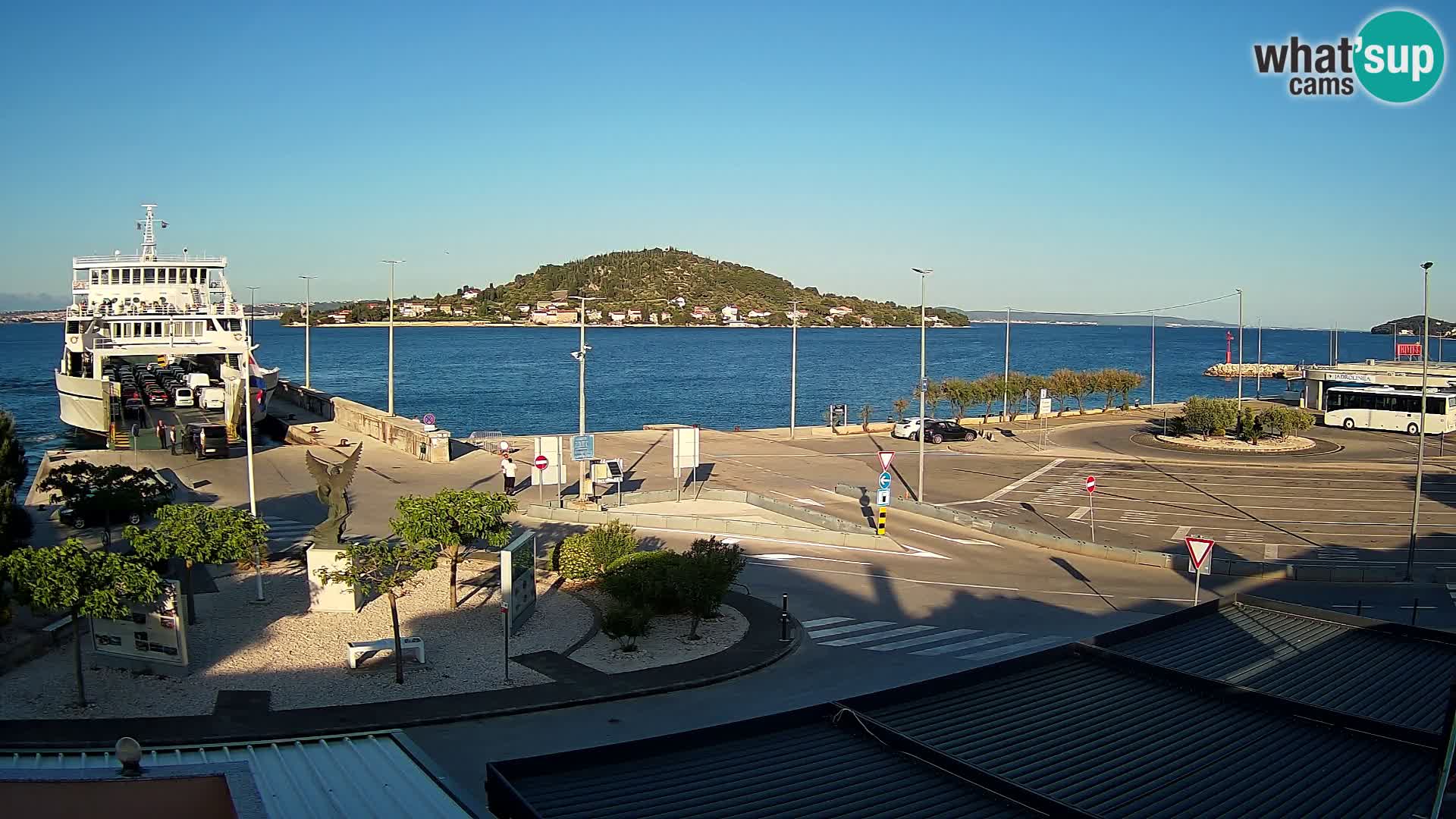 Webcam Ugljan – Preko Ferry to Zadar