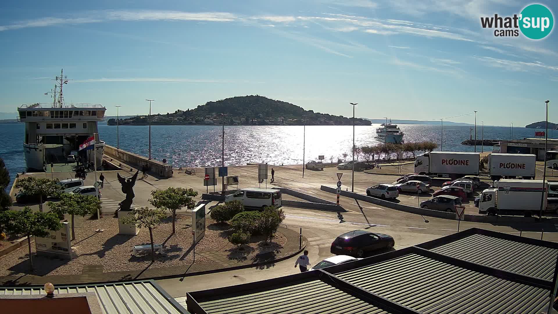 Webcam Ugliano – terminal traghetto da Preko a Zara