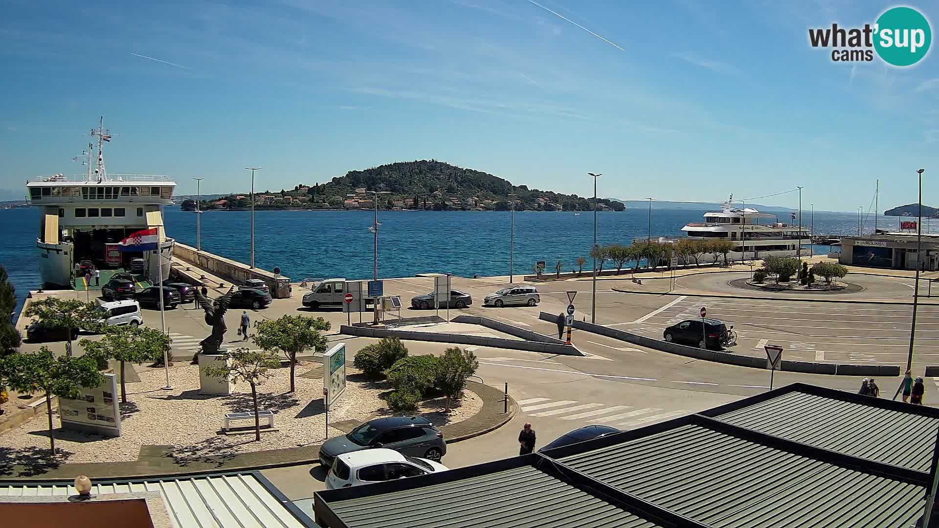 Spletna kamera Ugljan – trajekt Preko – Zadar