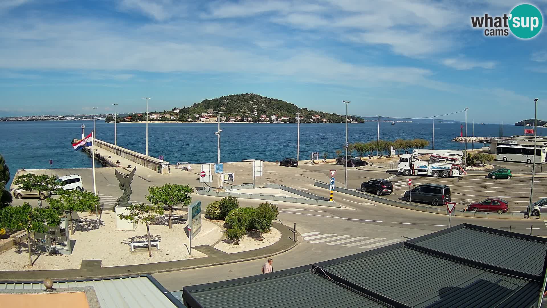 Webcam Ugljan – Preko Ferry to Zadar