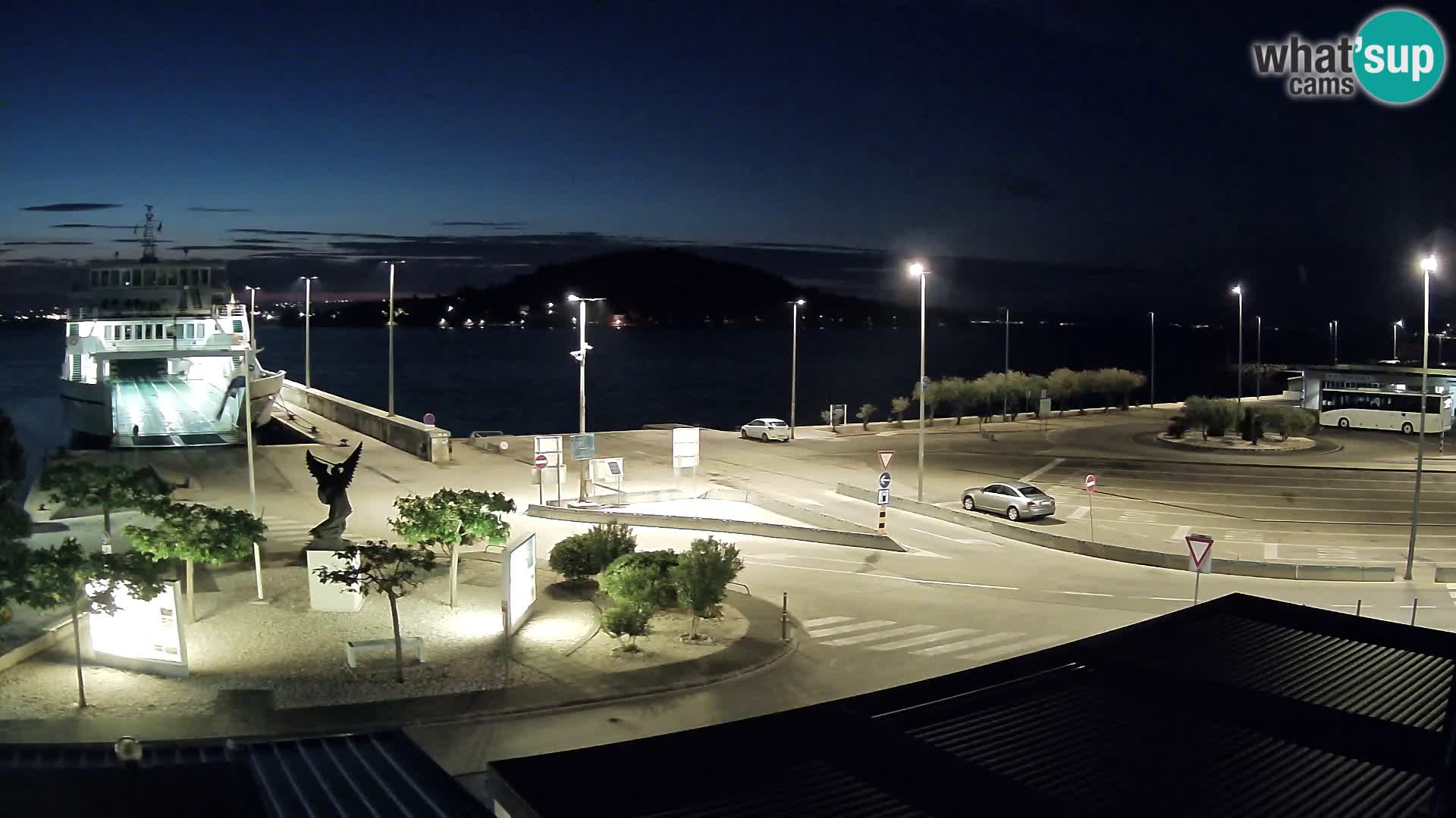 Webcam Ugliano – terminal traghetto da Preko a Zara