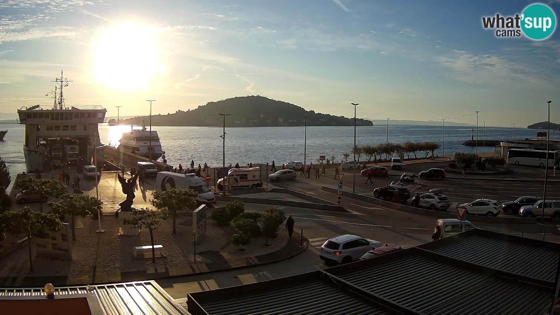Webcam Ugliano – terminal traghetto da Preko a Zara