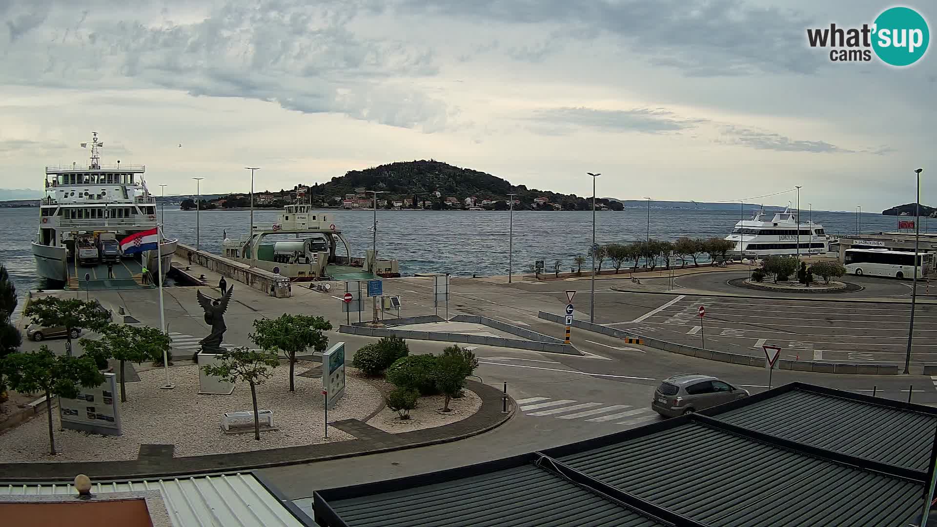 Webcam Ugljan – Preko Ferry to Zadar