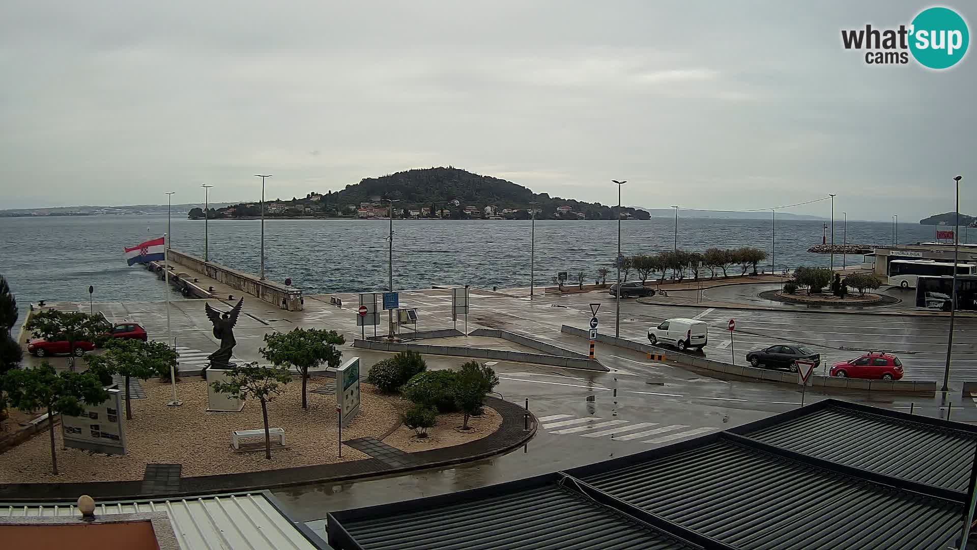 Webcam Ugliano – terminal traghetto da Preko a Zara