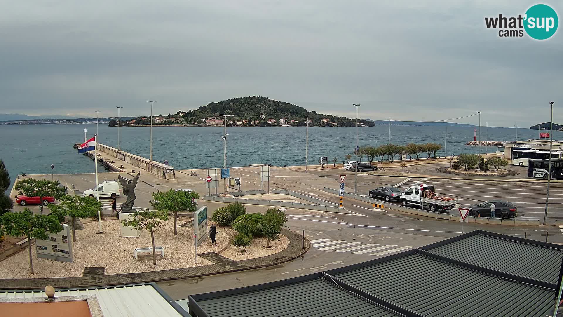 Web kamera Ugljan – Preko trajekt za Zadar