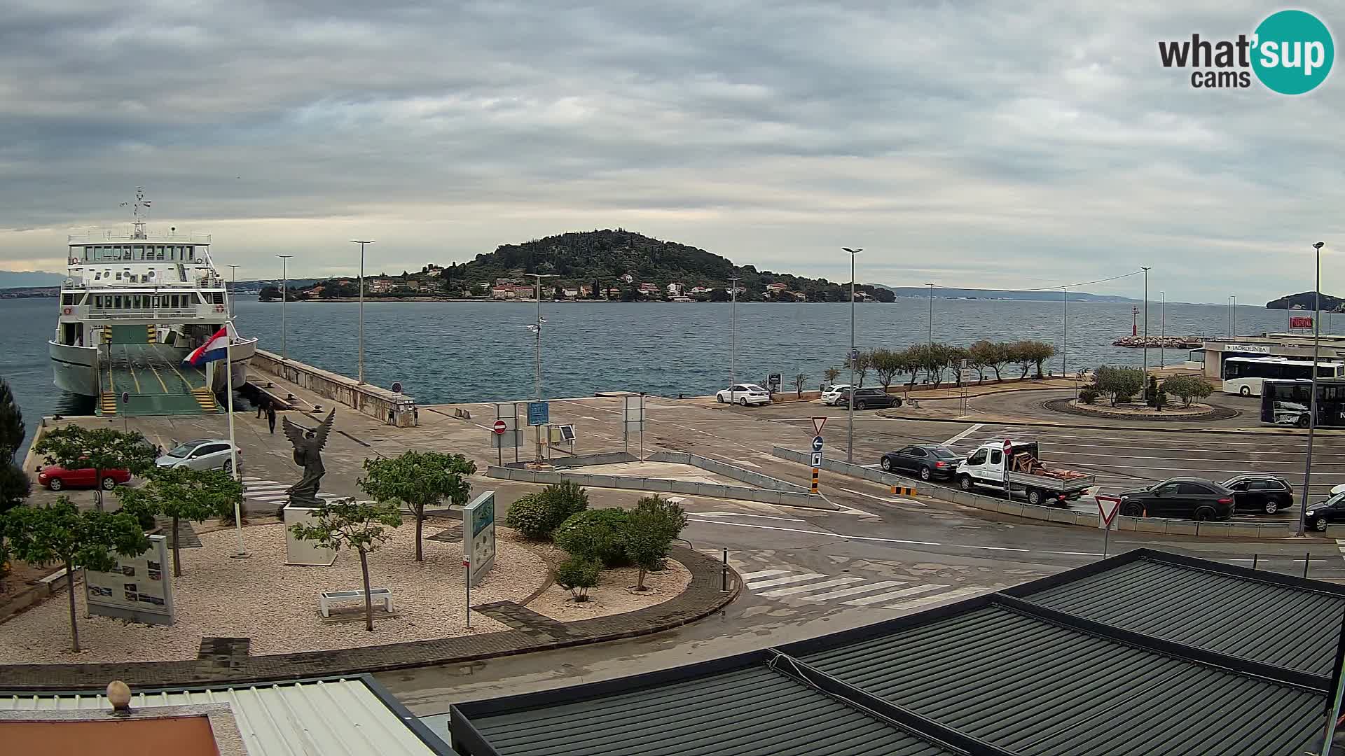 Webcam Ugljan – Preko Ferry to Zadar