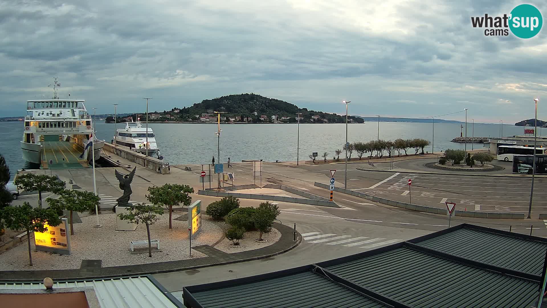 Webcam Ugljan – Preko Ferry to Zadar