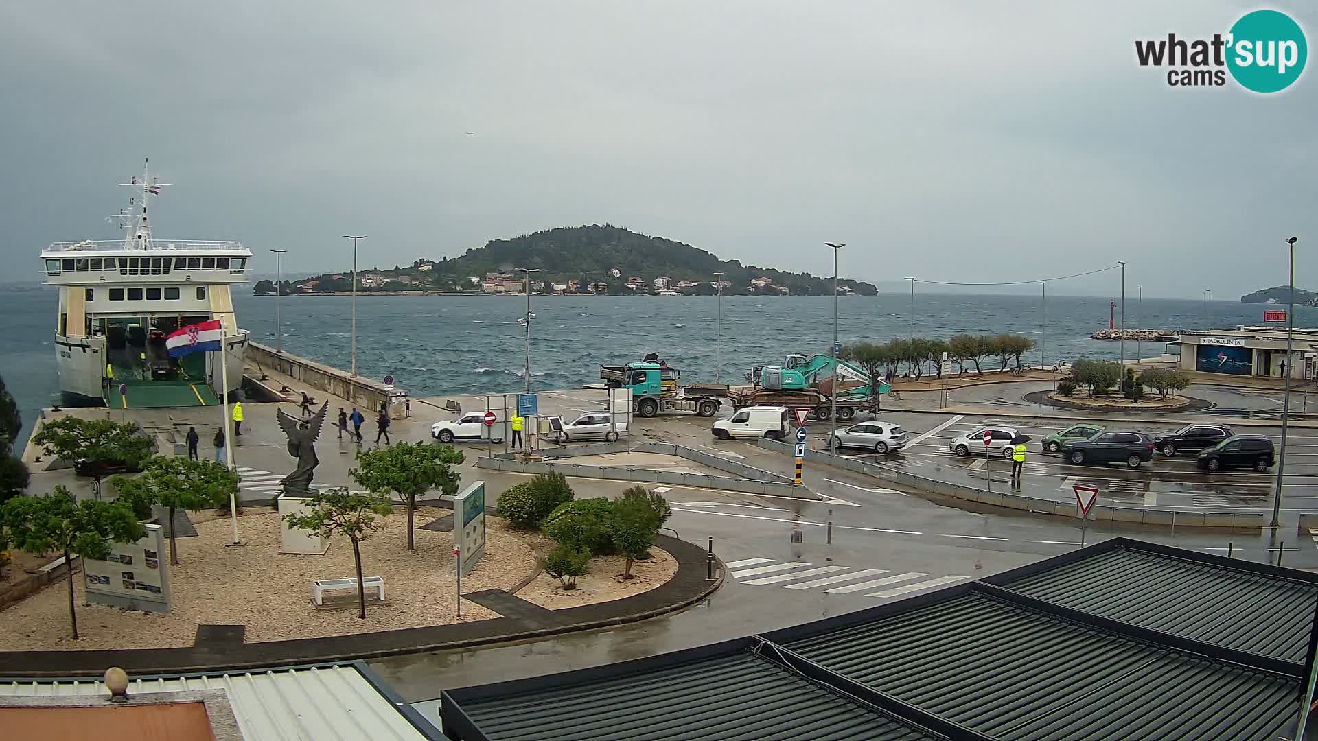 Webcam Ugljan – Preko Ferry to Zadar