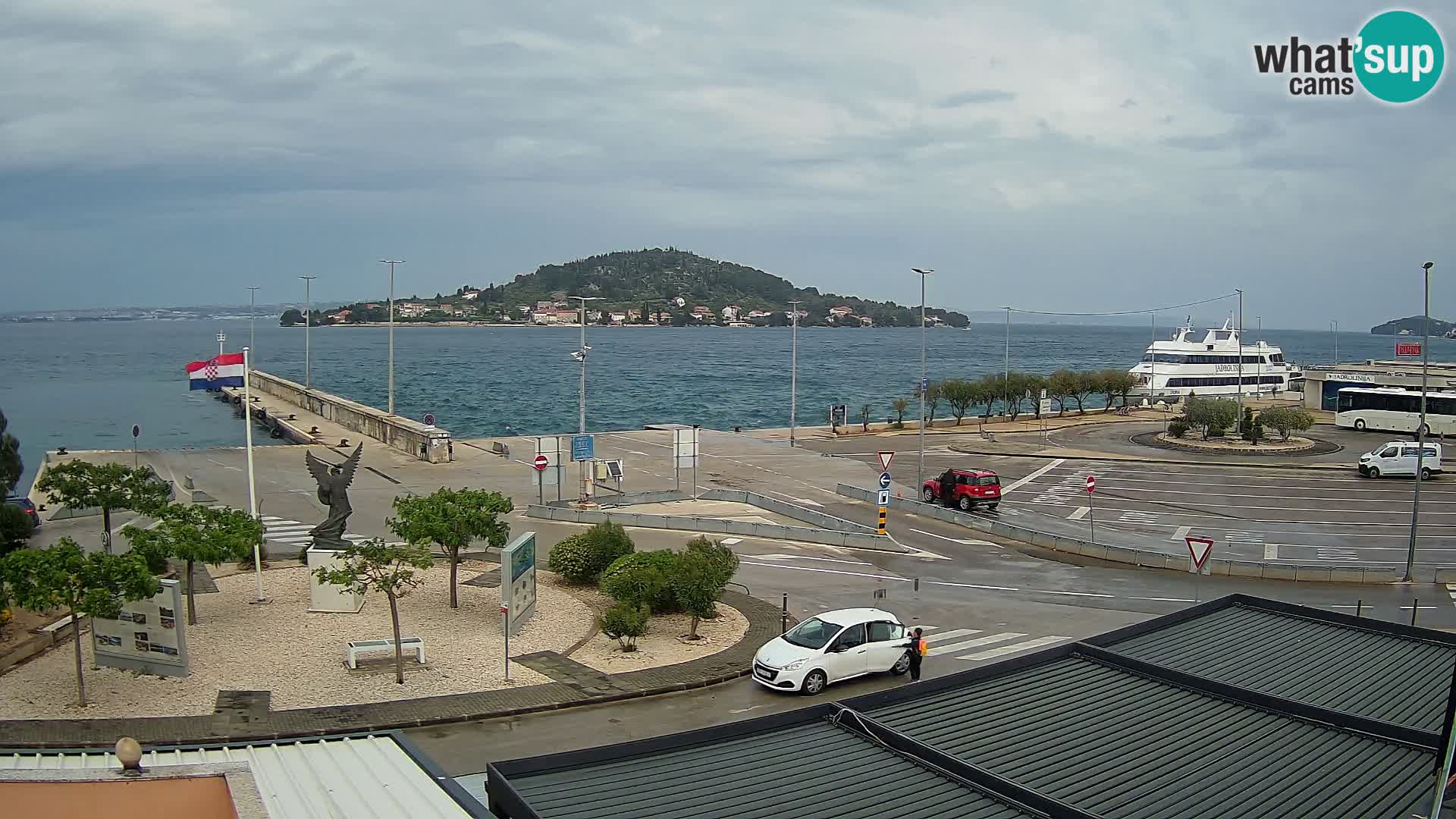 Webcam Ugljan – Preko Ferry to Zadar