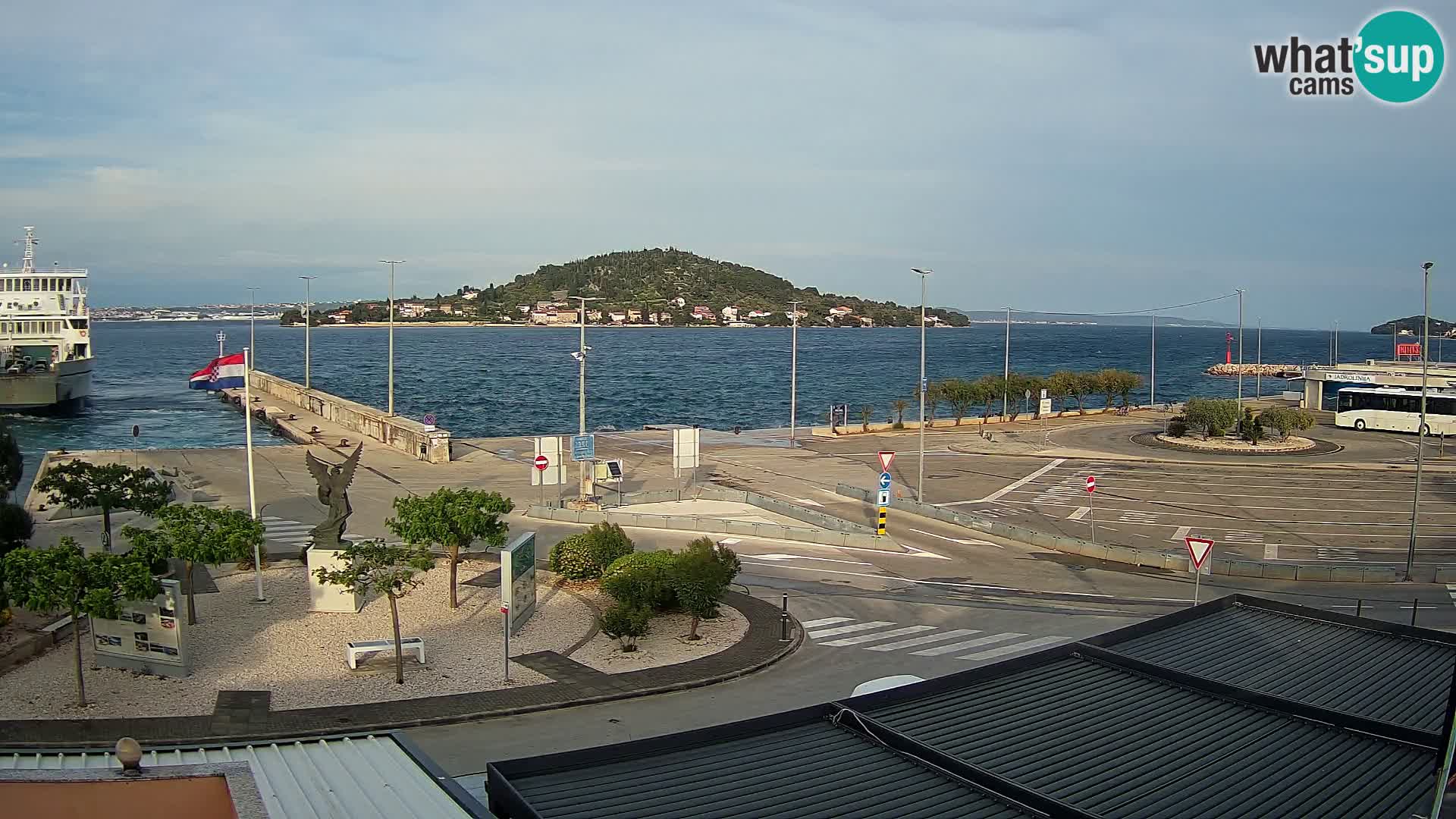 Webcam Ugljan – Preko Ferry to Zadar