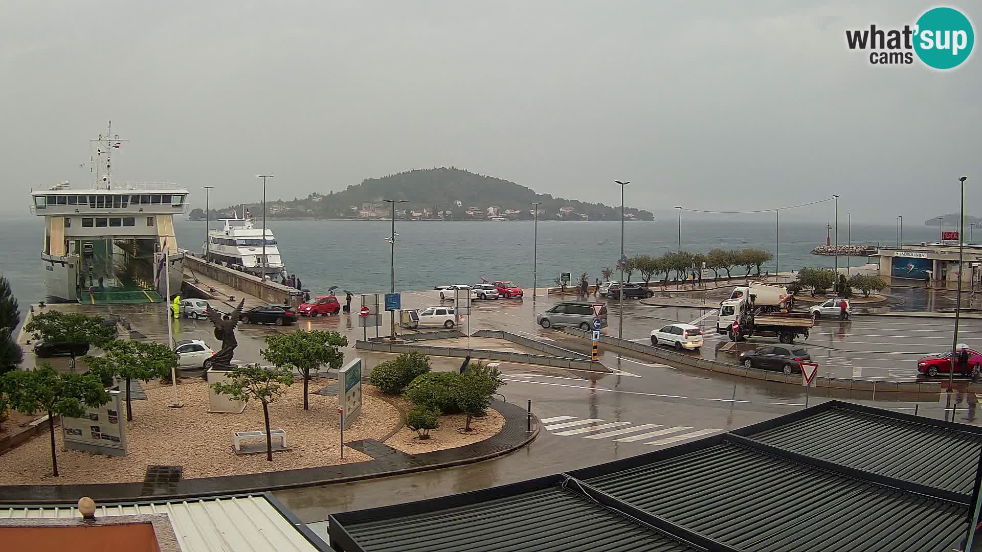 Webcam Ugliano – terminal traghetto da Preko a Zara