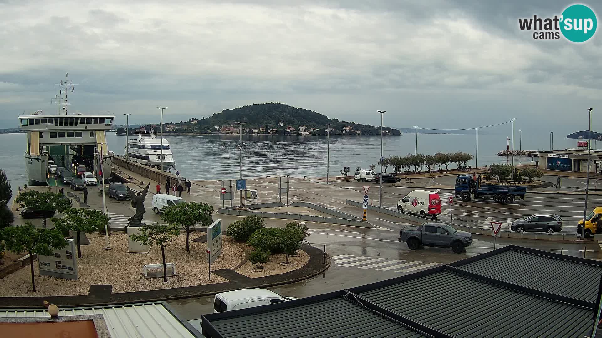 Webcam Ugljan – Preko Ferry to Zadar